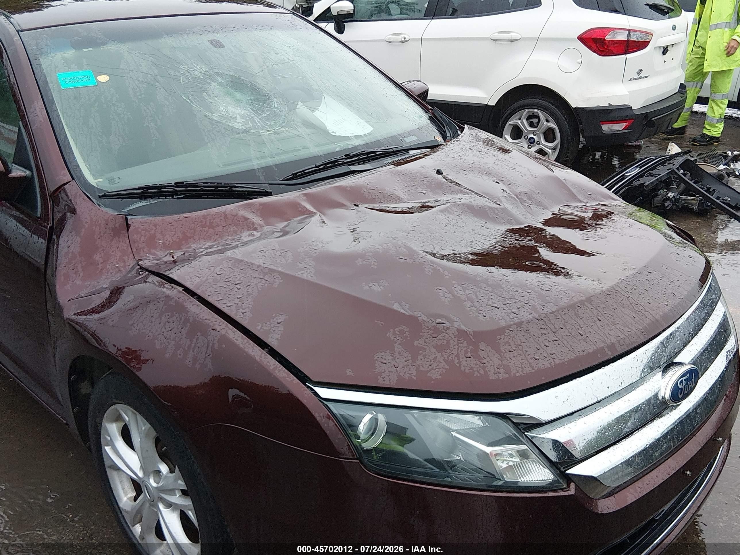 2012 Ford Fusion Se Maroon vin: 3FAHP0HA0CR164550