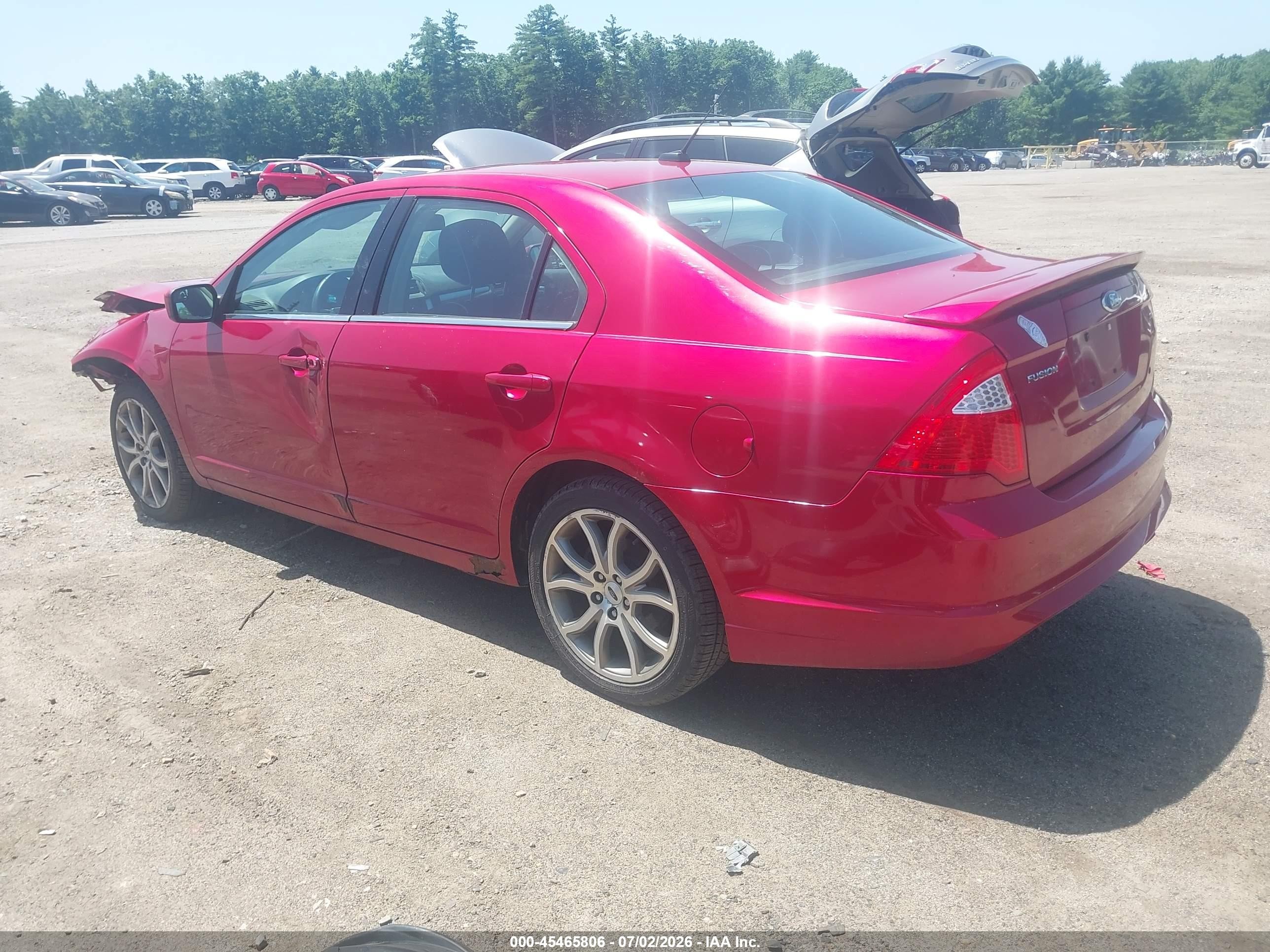 2012 Ford Fusion Se Red vin: 3FAHP0HA0CR173247