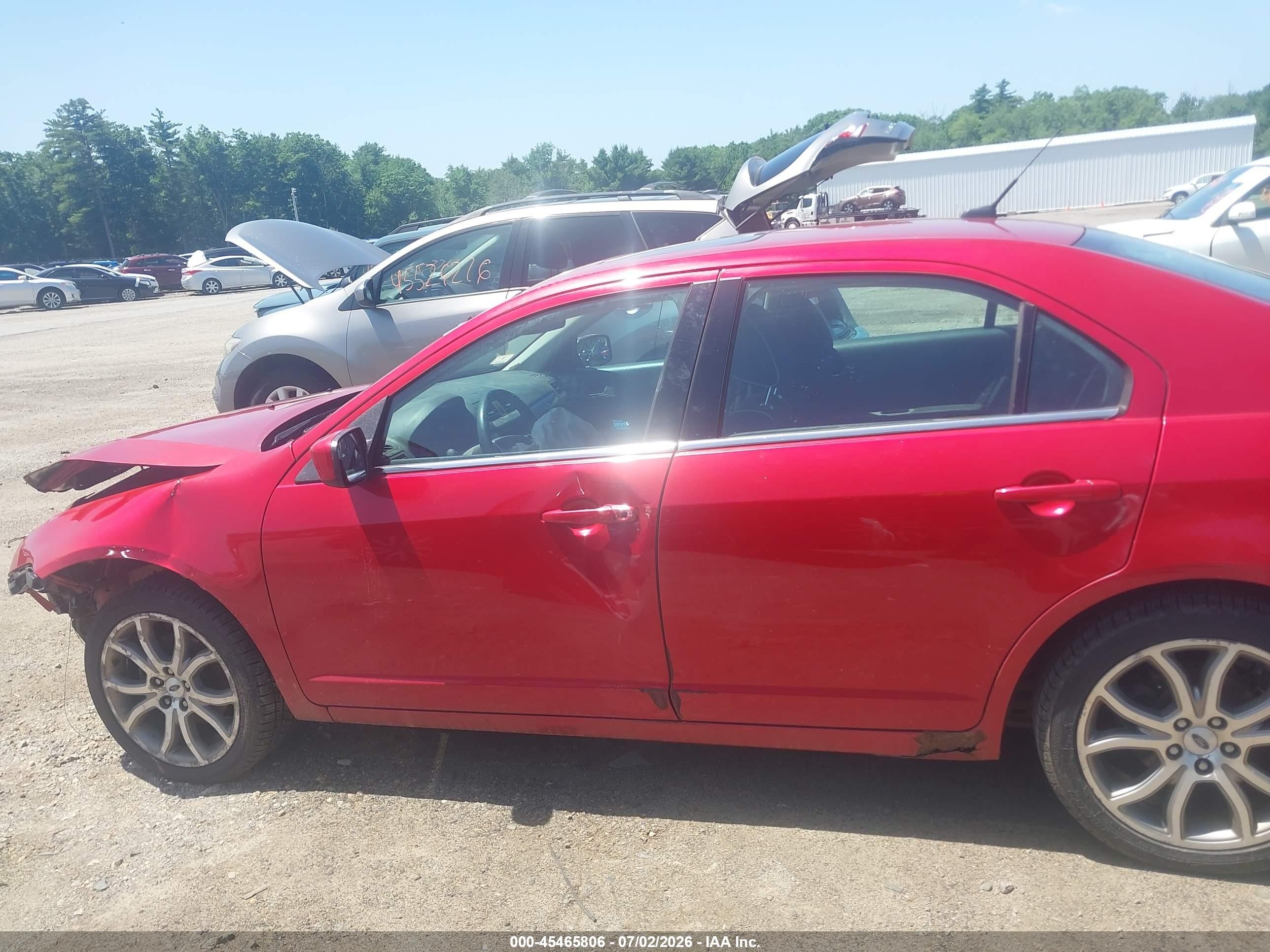 2012 Ford Fusion Se Red vin: 3FAHP0HA0CR173247