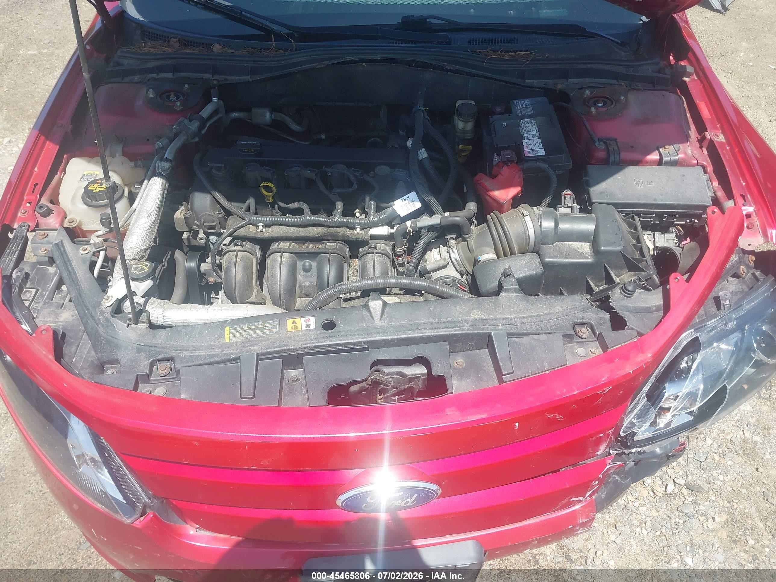 2012 Ford Fusion Se Red vin: 3FAHP0HA0CR173247