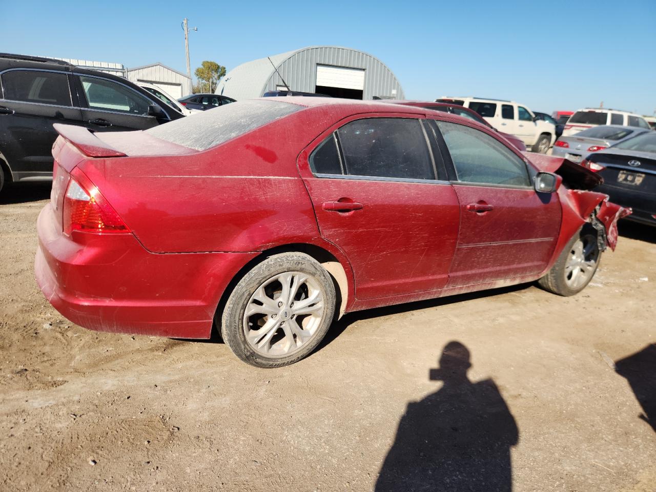 2012 Ford Fusion Se Красный vin: 3FAHP0HA0CR181011