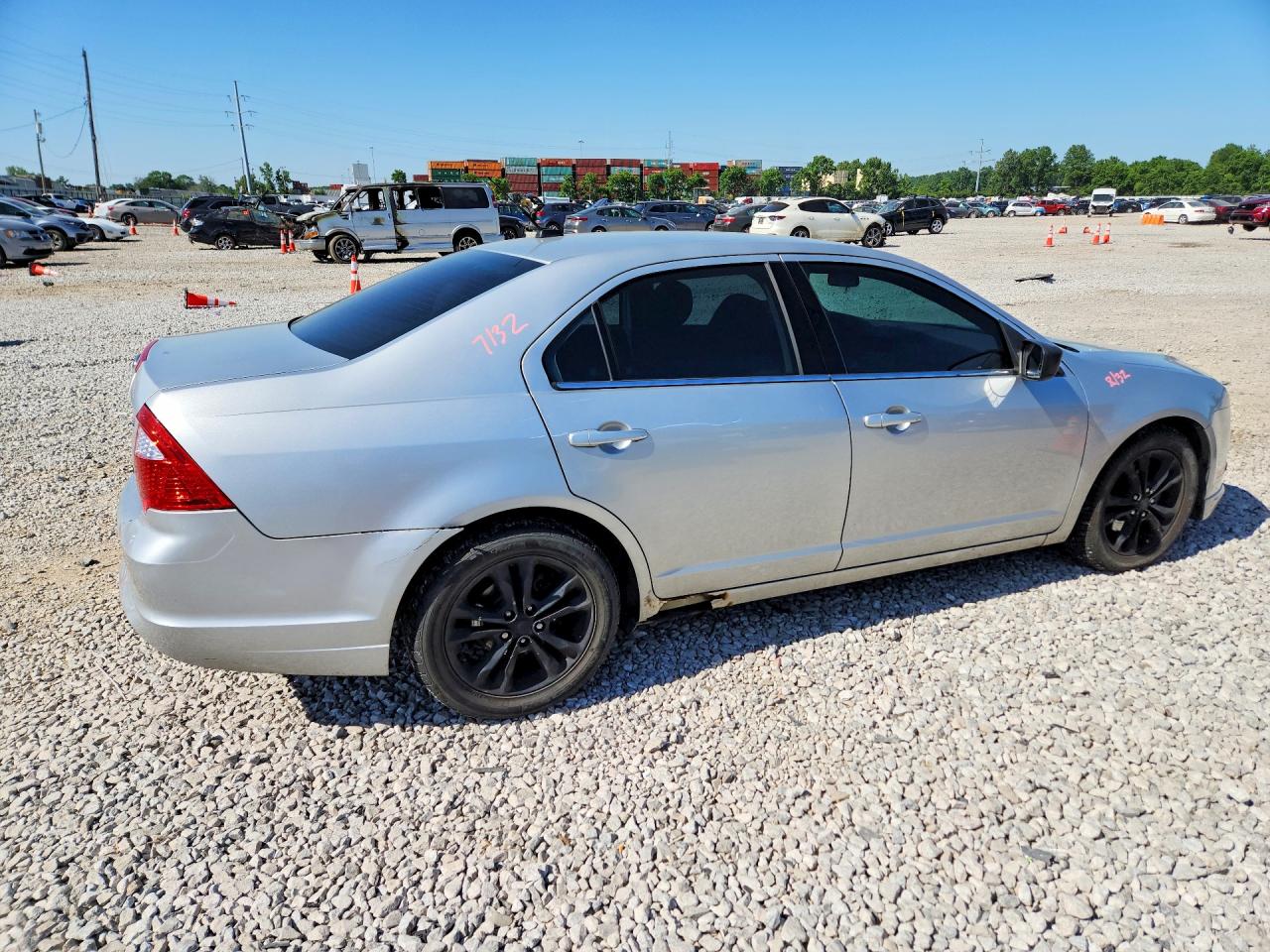 2012 Ford Fusion Se Silver vin: 3FAHP0HA0CR188380