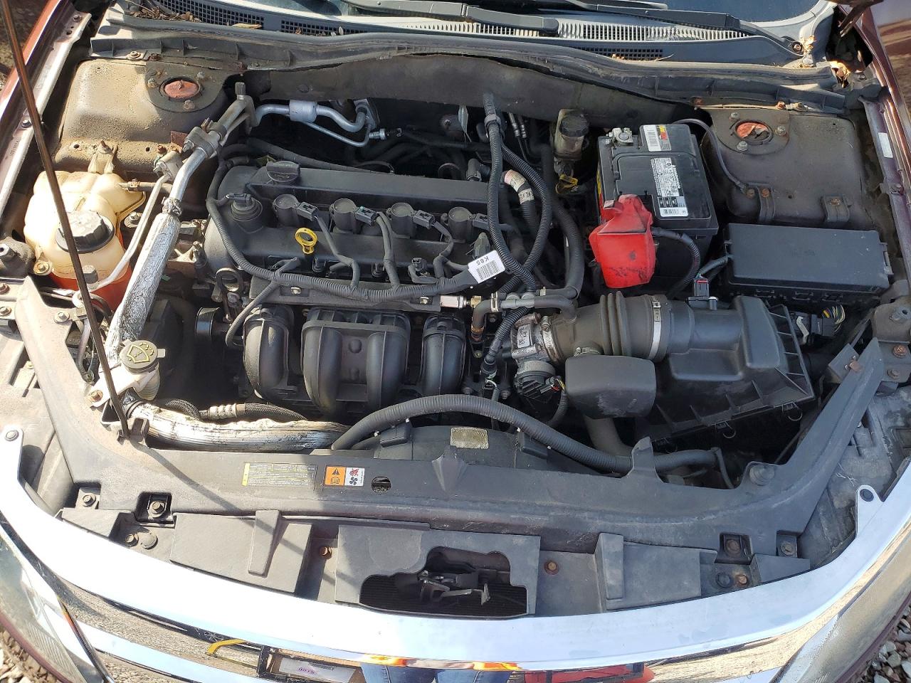 2012 Ford Fusion Se Burgundy vin: 3FAHP0HA0CR209101