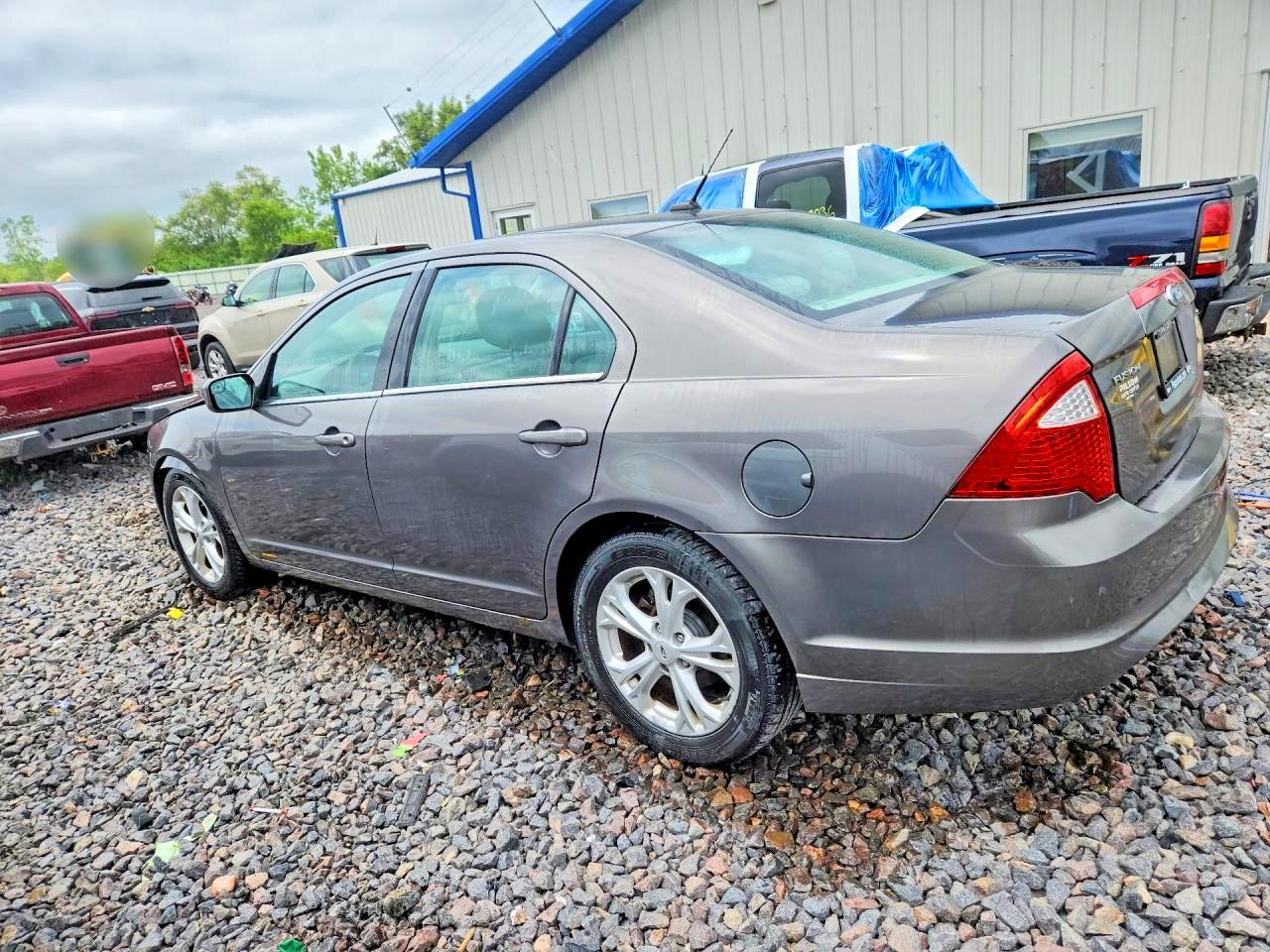 2012 Ford Fusion Se Gray vin: 3FAHP0HA0CR213696