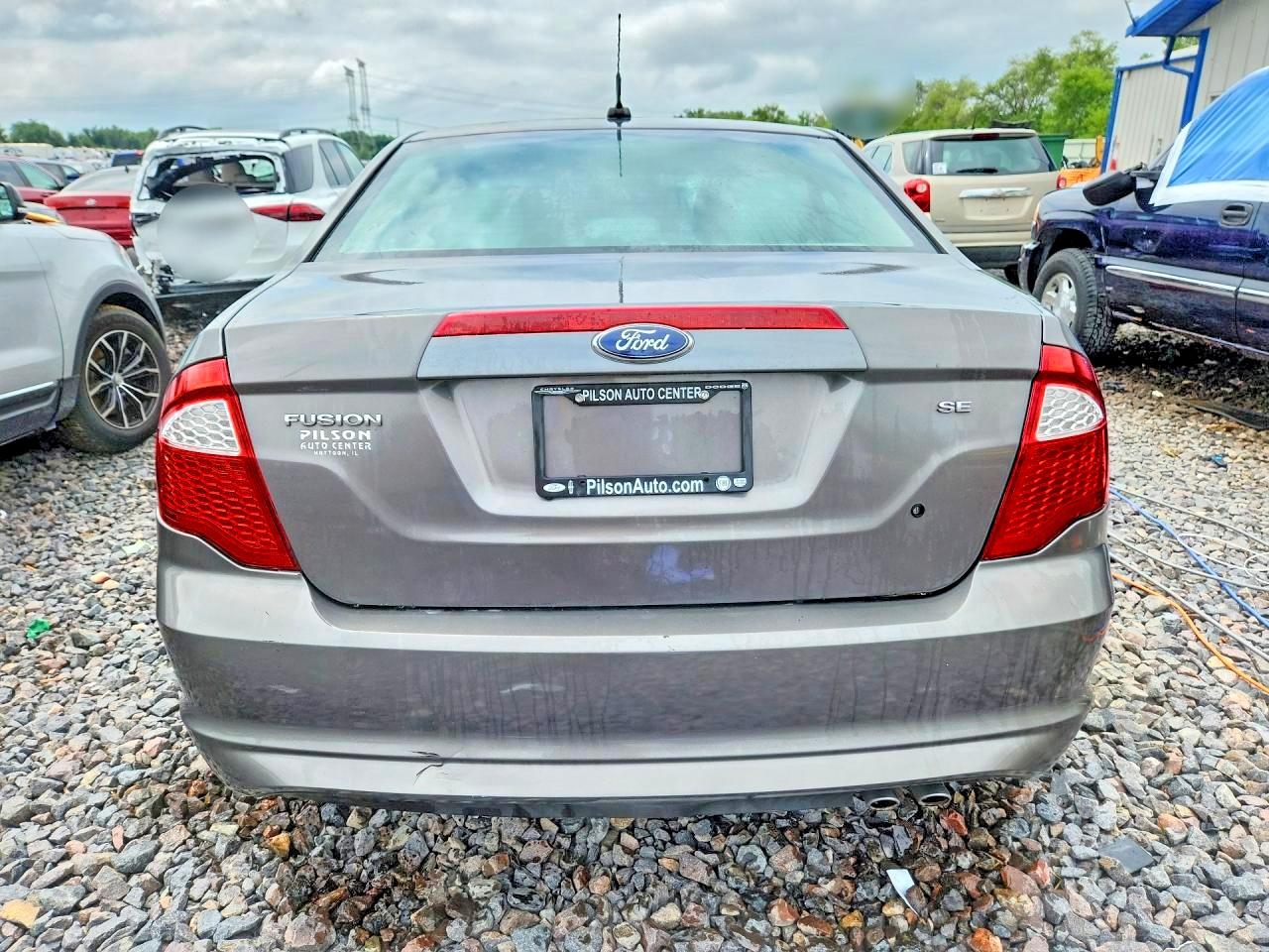 2012 Ford Fusion Se Gray vin: 3FAHP0HA0CR213696
