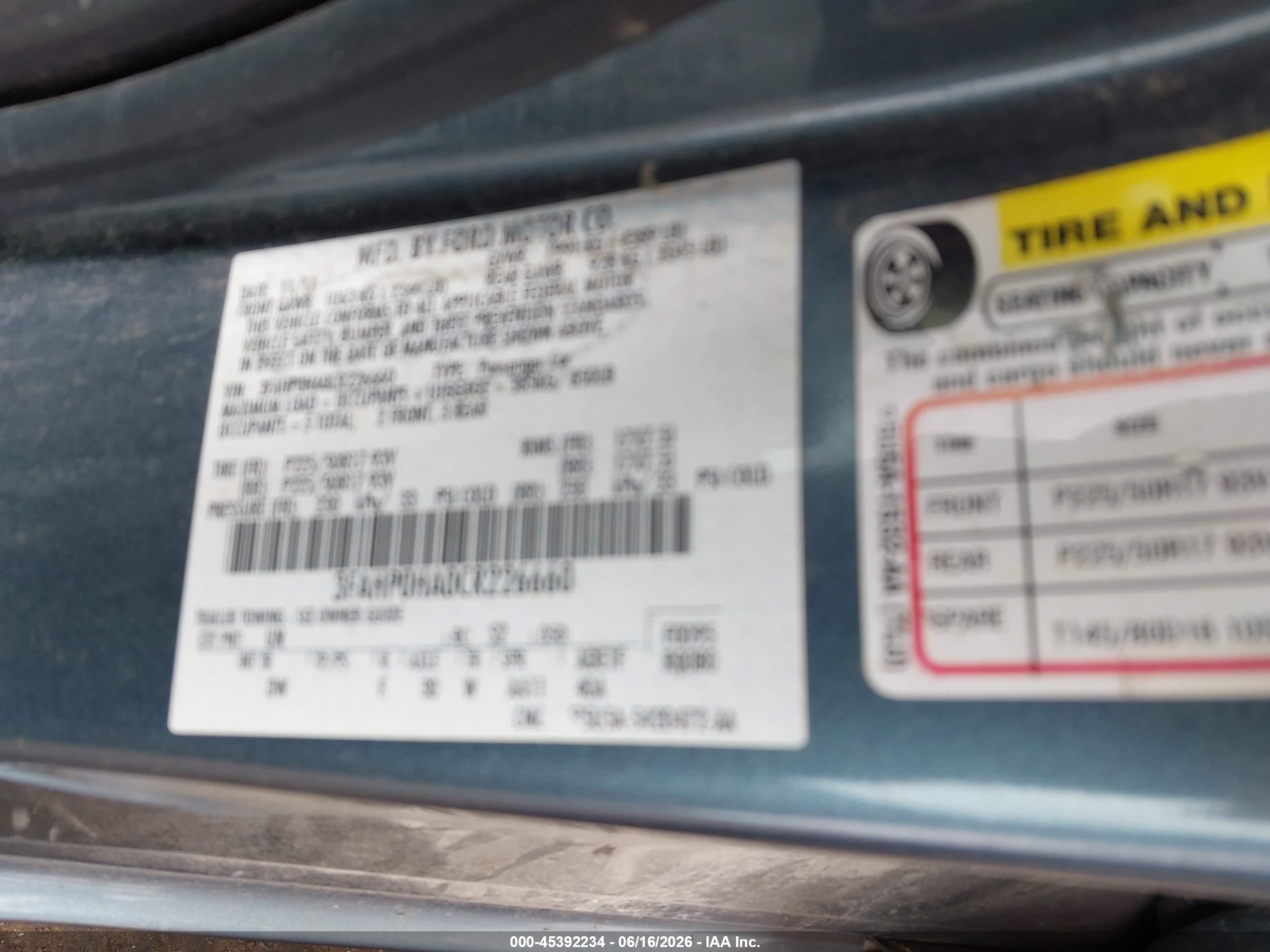 2012 Ford Fusion Se Gray vin: 3FAHP0HA0CR226660