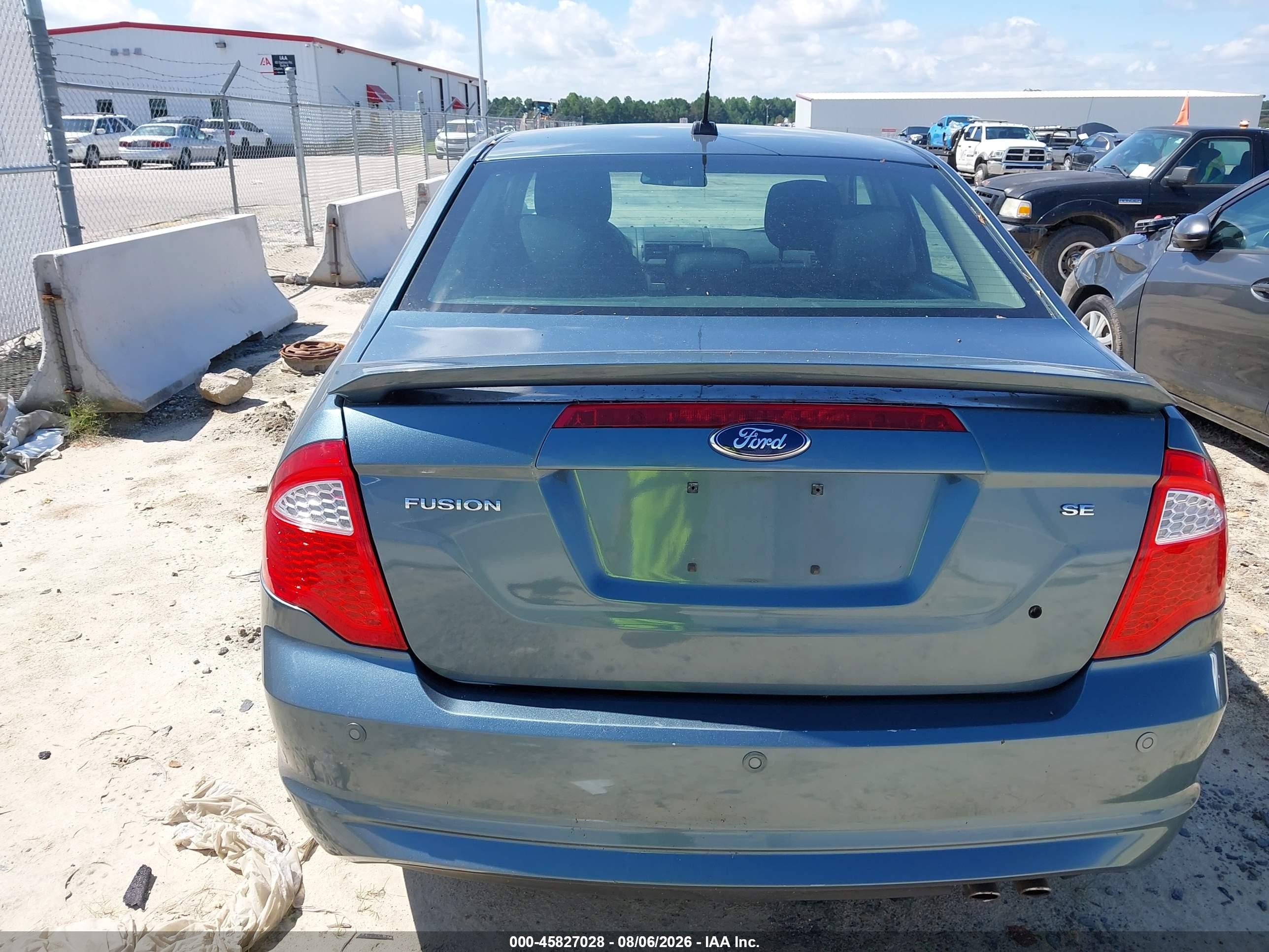 2012 Ford Fusion Se Blue vin: 3FAHP0HA0CR244429