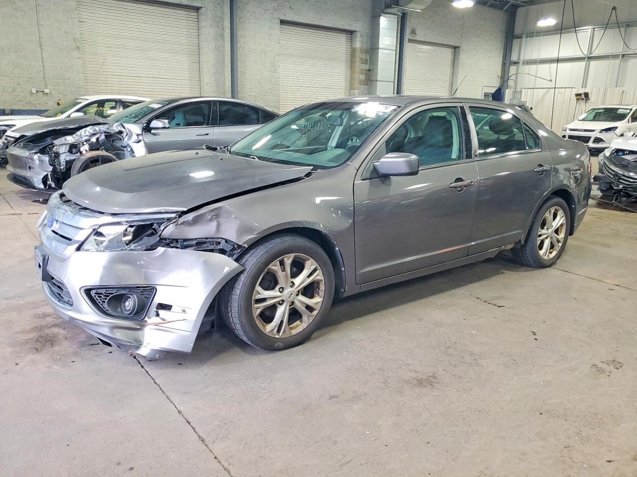 2012 Ford Fusion Se Gray vin: 3FAHP0HA0CR253213