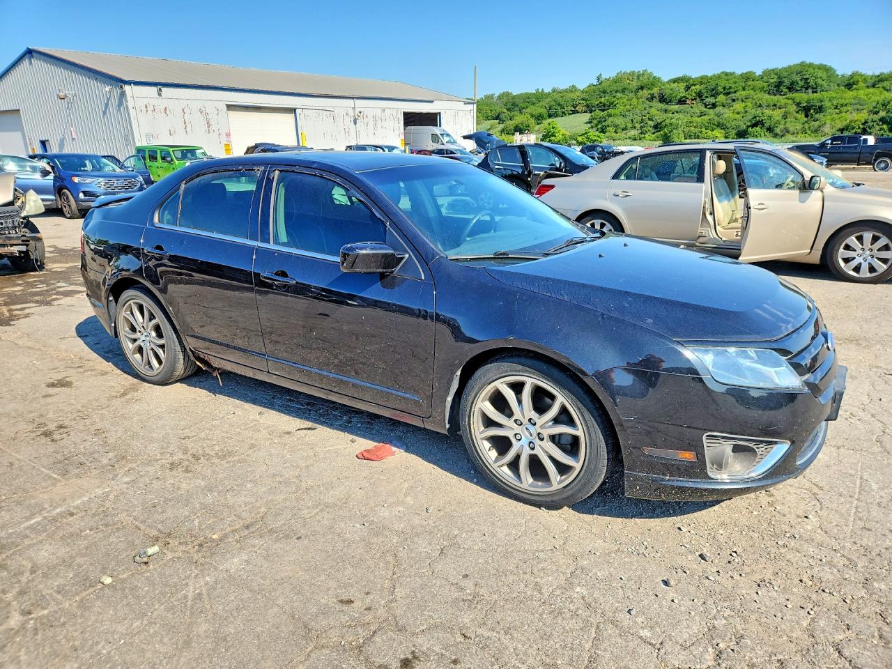 2012 Ford Fusion Se Black vin: 3FAHP0HA0CR255253