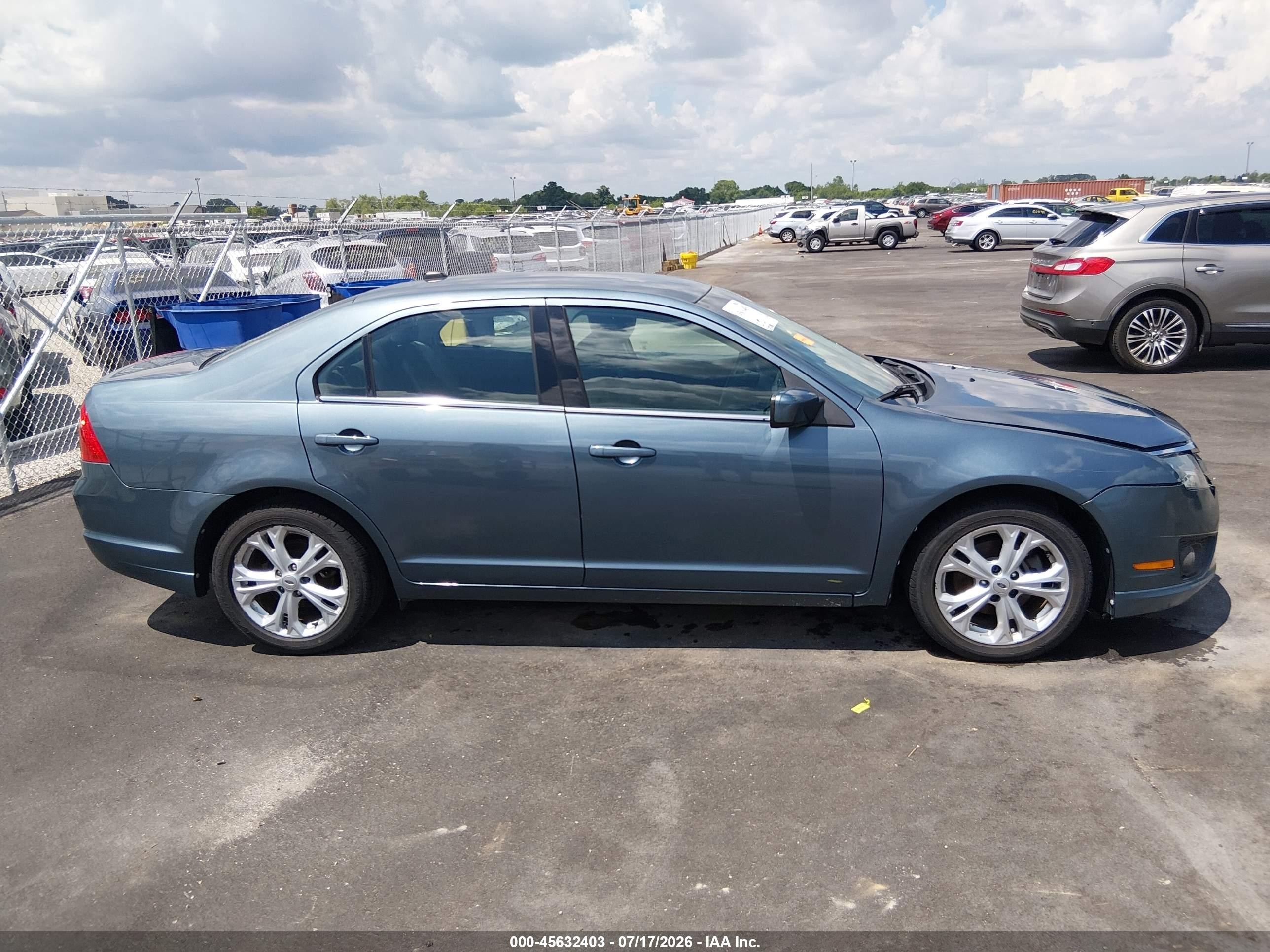 2012 Ford Fusion Se Синий vin: 3FAHP0HA0CR289659