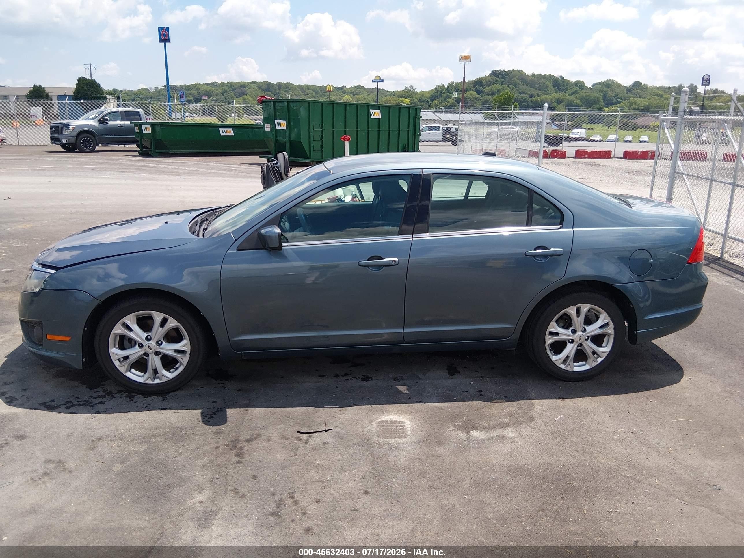 2012 Ford Fusion Se Синий vin: 3FAHP0HA0CR289659