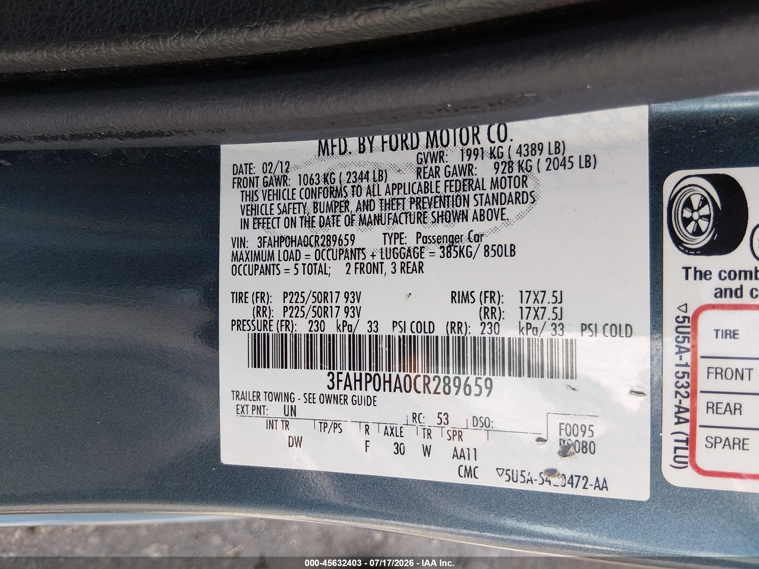 2012 Ford Fusion Se Синий vin: 3FAHP0HA0CR289659