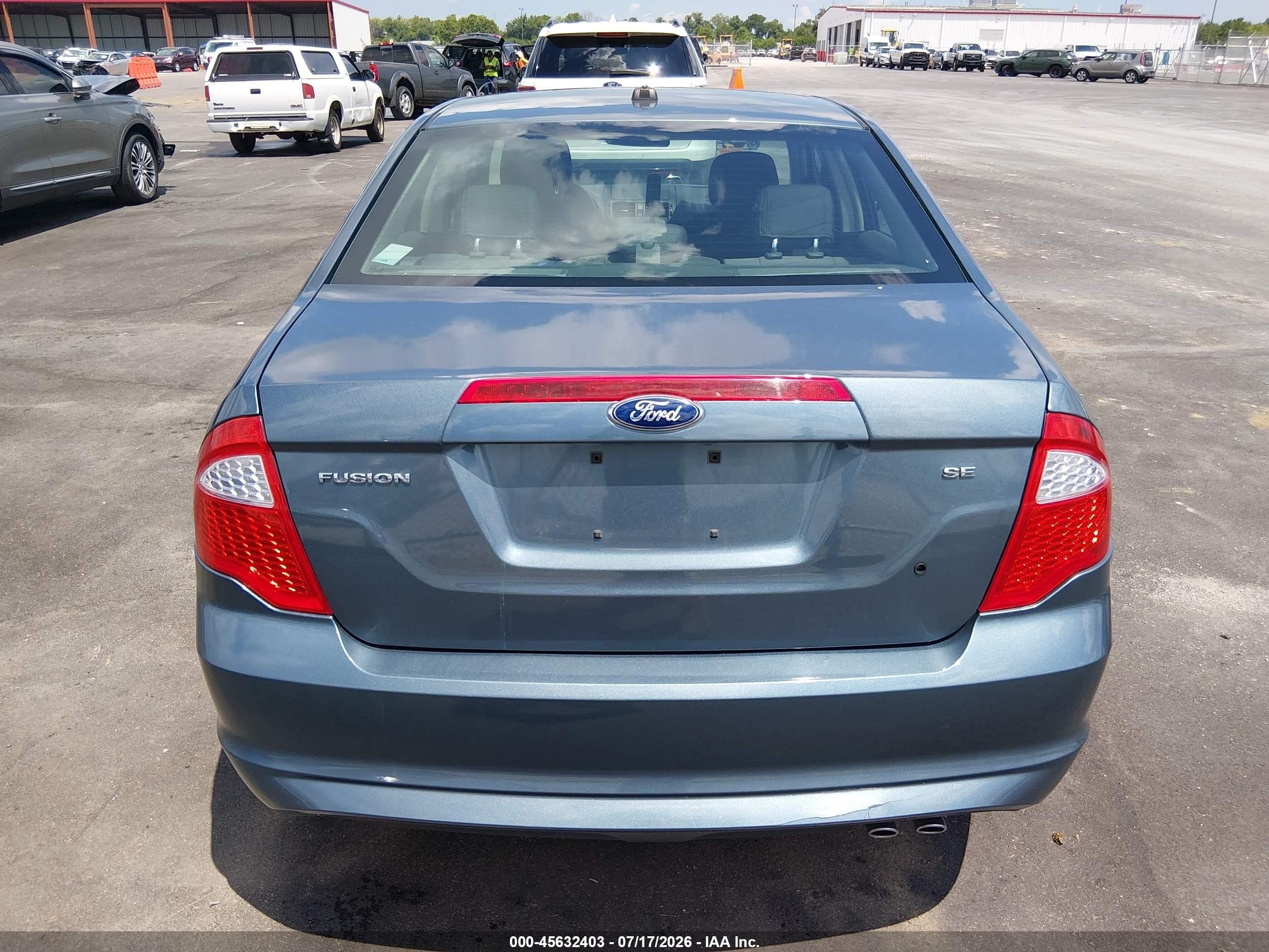 2012 Ford Fusion Se Синий vin: 3FAHP0HA0CR289659