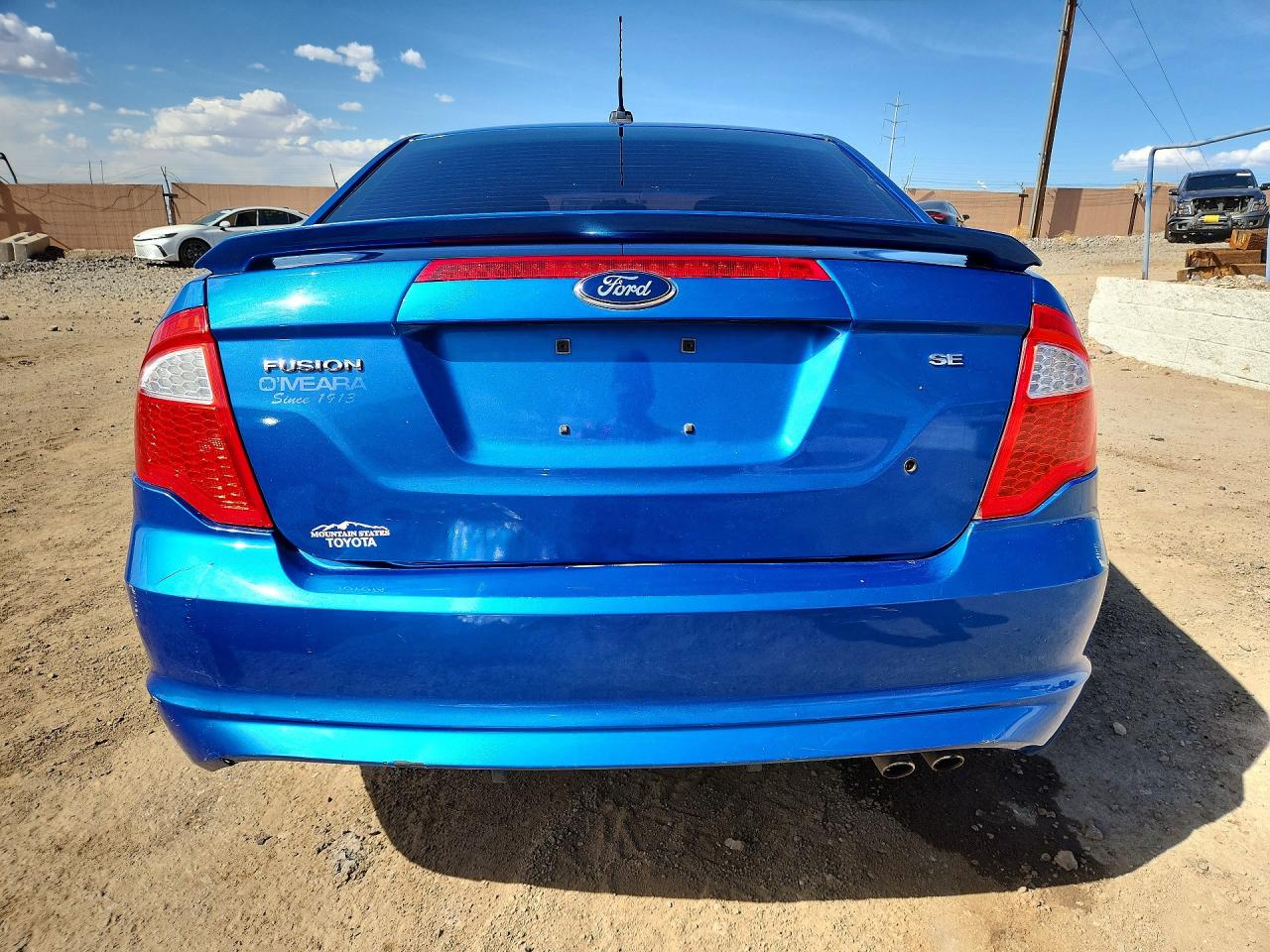 2012 Ford Fusion Se Blue vin: 3FAHP0HA0CR290715