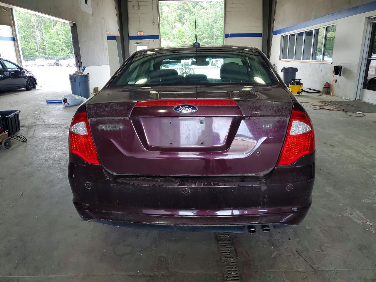 2012 Ford Fusion Se Burgundy vin: 3FAHP0HA0CR298345