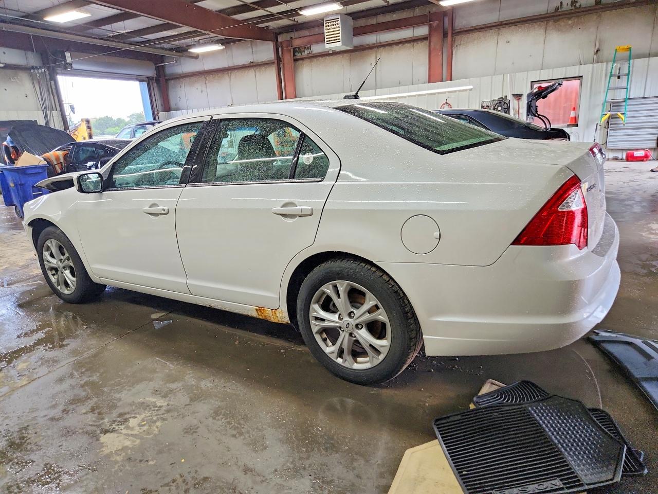 2012 Ford Fusion Se White vin: 3FAHP0HA0CR299558