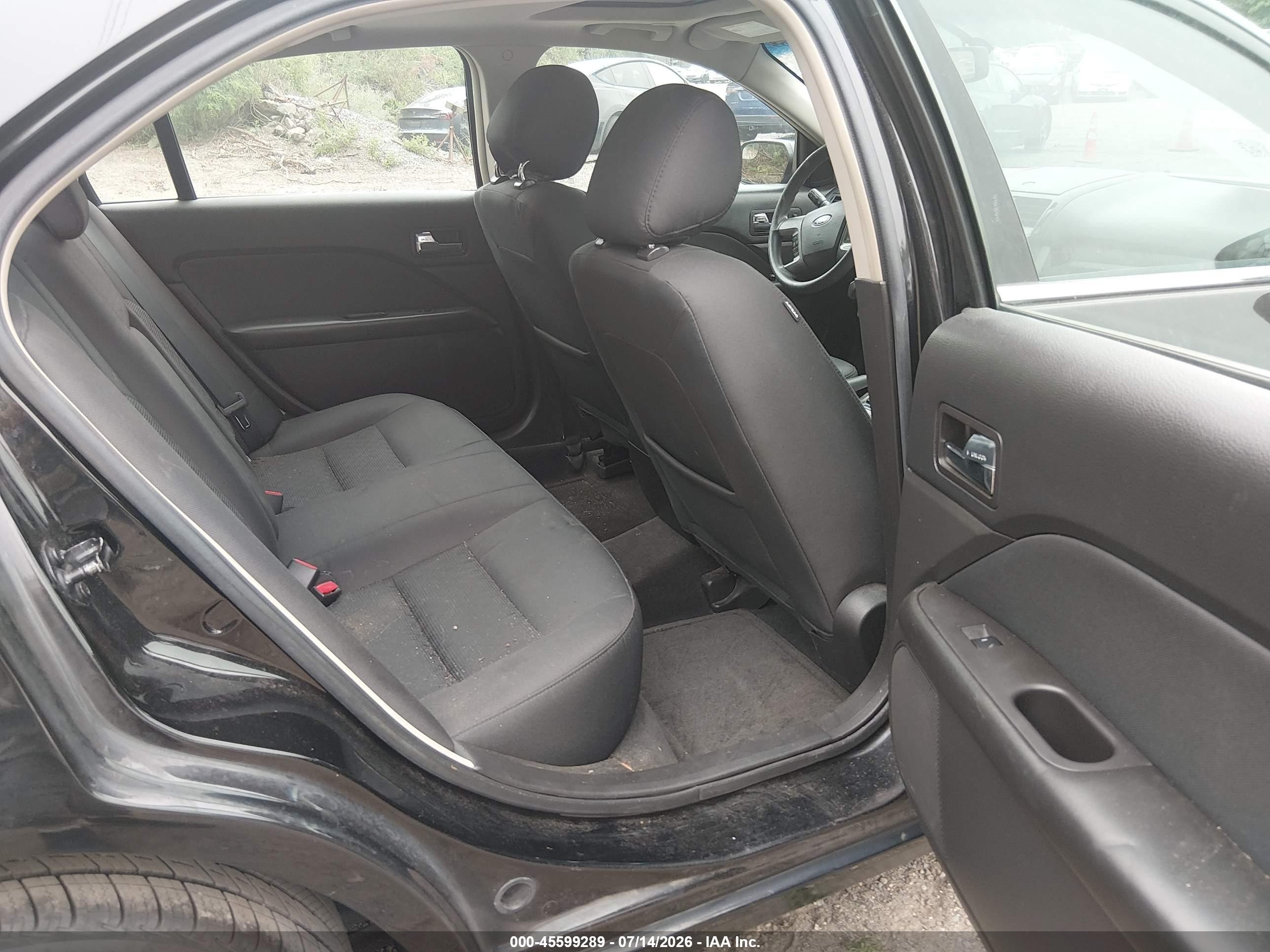 2012 Ford Fusion Se Black vin: 3FAHP0HA0CR358172