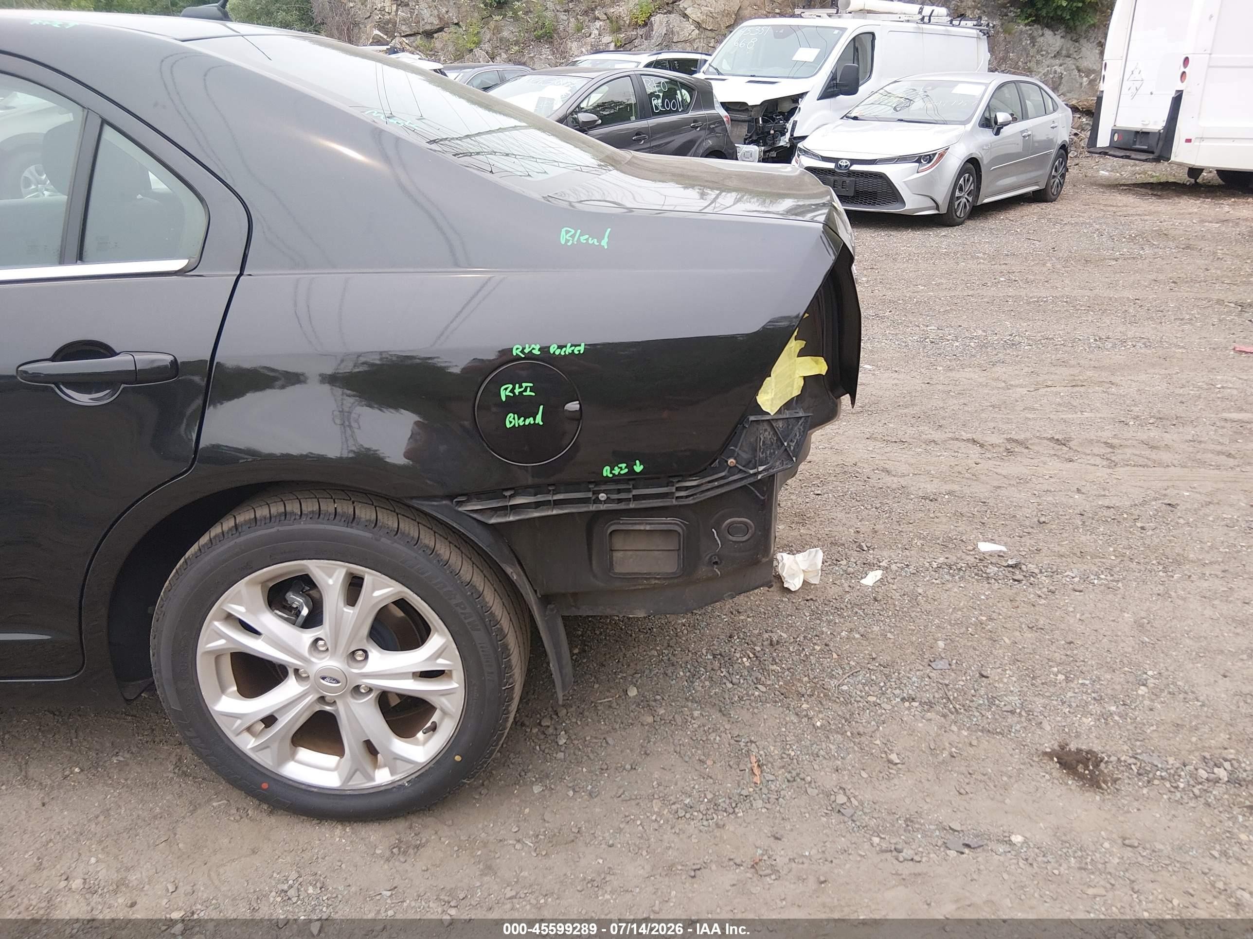 2012 Ford Fusion Se Black vin: 3FAHP0HA0CR358172