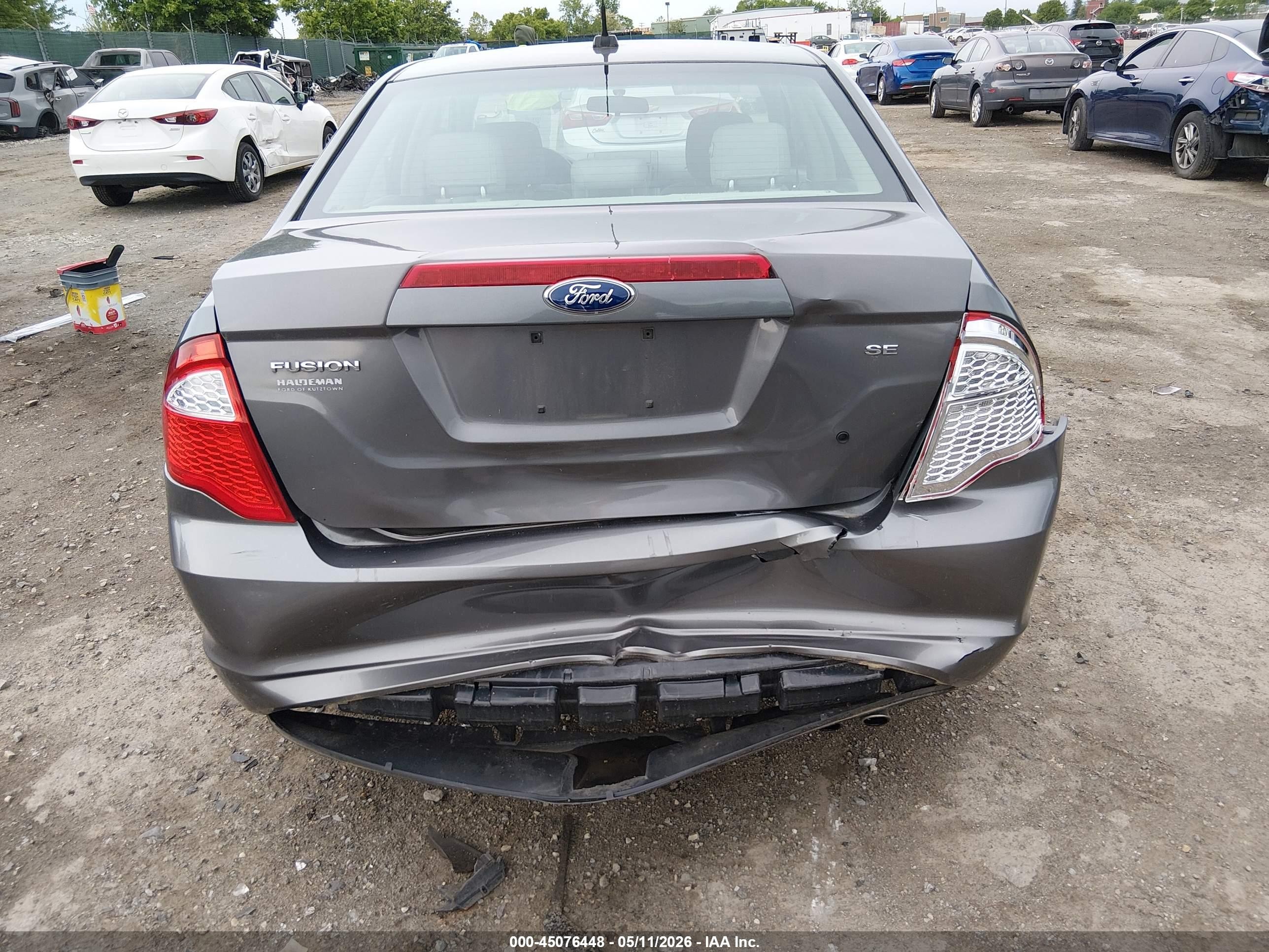 2012 Ford Fusion Se Серый vin: 3FAHP0HA0CR371469
