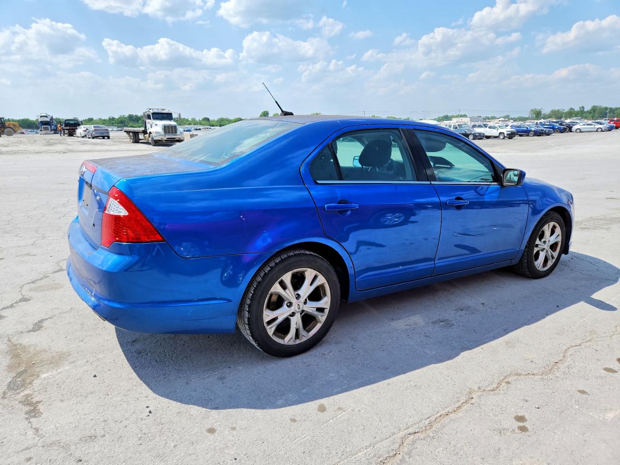 2012 Ford Fusion Se Blue vin: 3FAHP0HA0CR406513