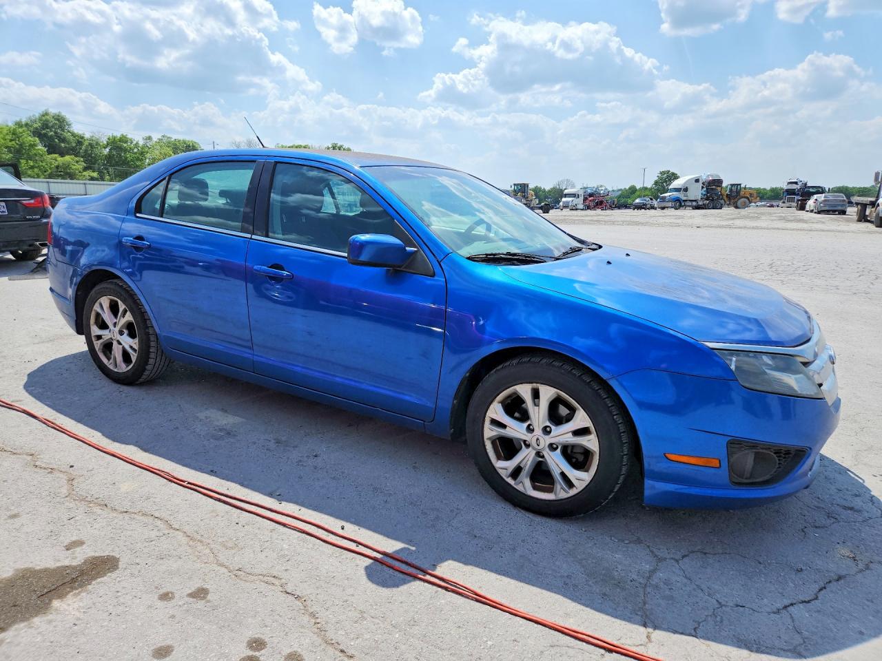 2012 Ford Fusion Se Blue vin: 3FAHP0HA0CR406513