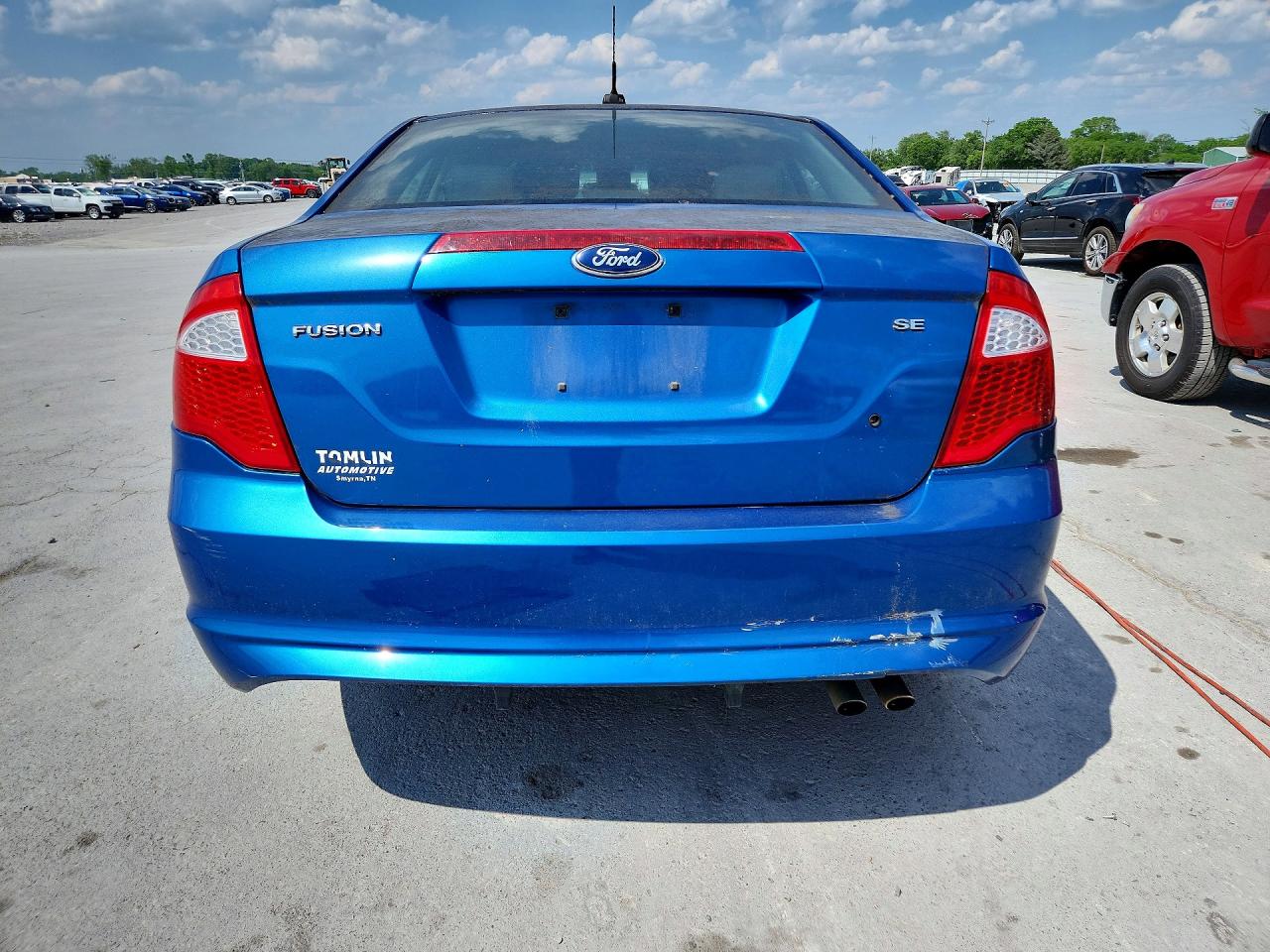 2012 Ford Fusion Se Blue vin: 3FAHP0HA0CR406513