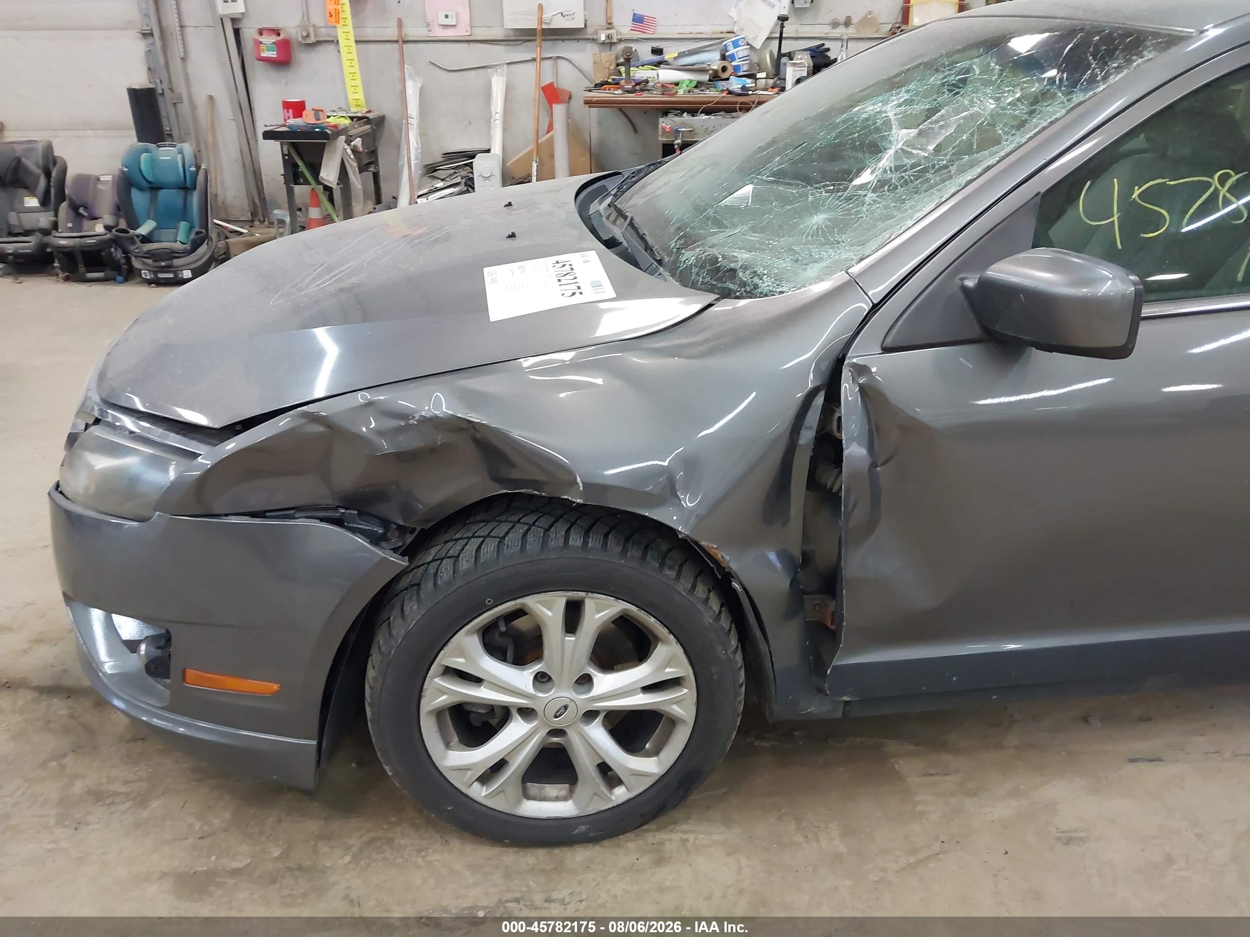 2012 Ford Fusion Se Gray vin: 3FAHP0HA0CR410304