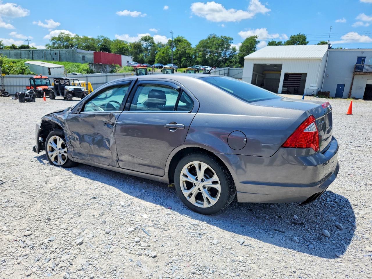 2012 Ford Fusion Se Gray vin: 3FAHP0HA0CR410609