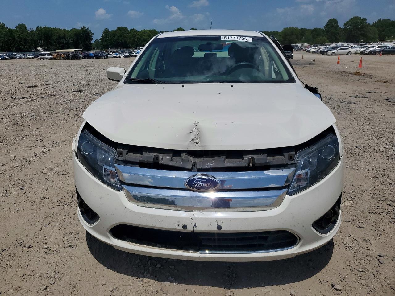 2012 Ford Fusion Se White vin: 3FAHP0HA0CR437955