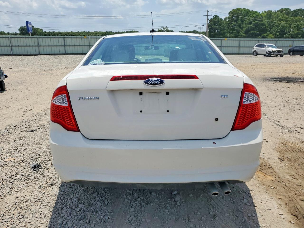 2012 Ford Fusion Se White vin: 3FAHP0HA0CR437955