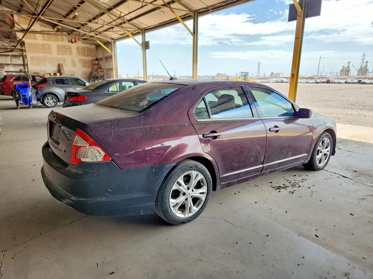 2012 Ford Fusion Se Purple vin: 3FAHP0HA0CR449510