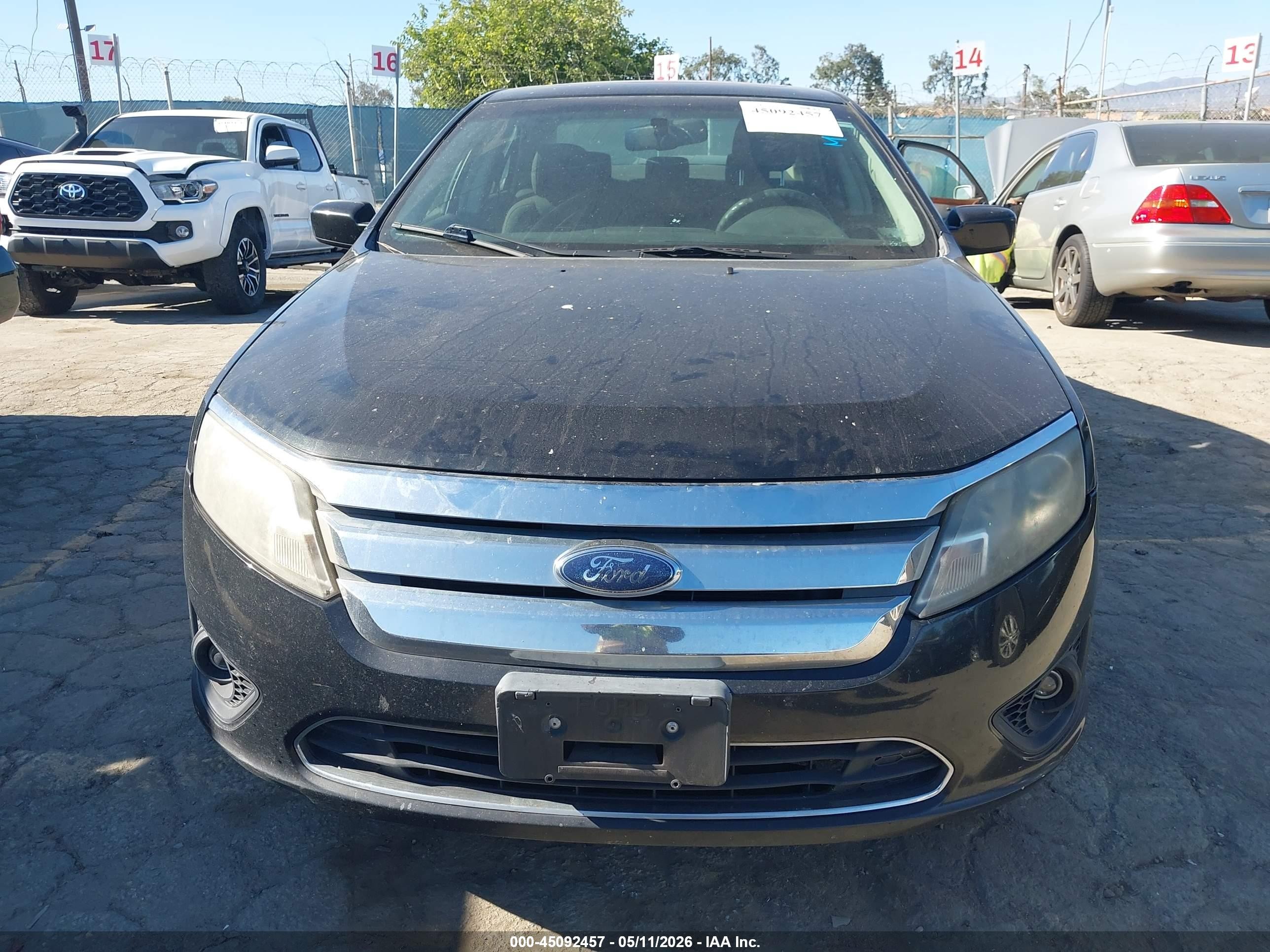 2010 Ford Fusion Se Black vin: 3FAHP0HA1AR101518