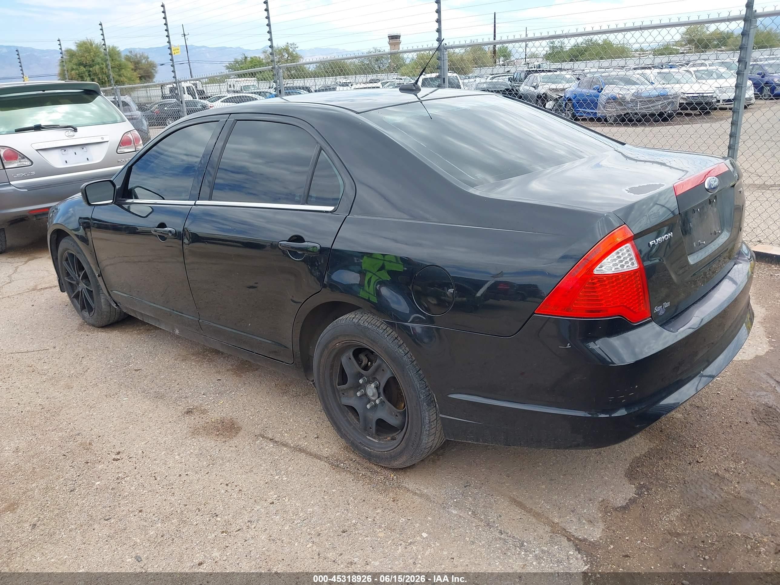 2010 Ford Fusion Se Black vin: 3FAHP0HA1AR169396