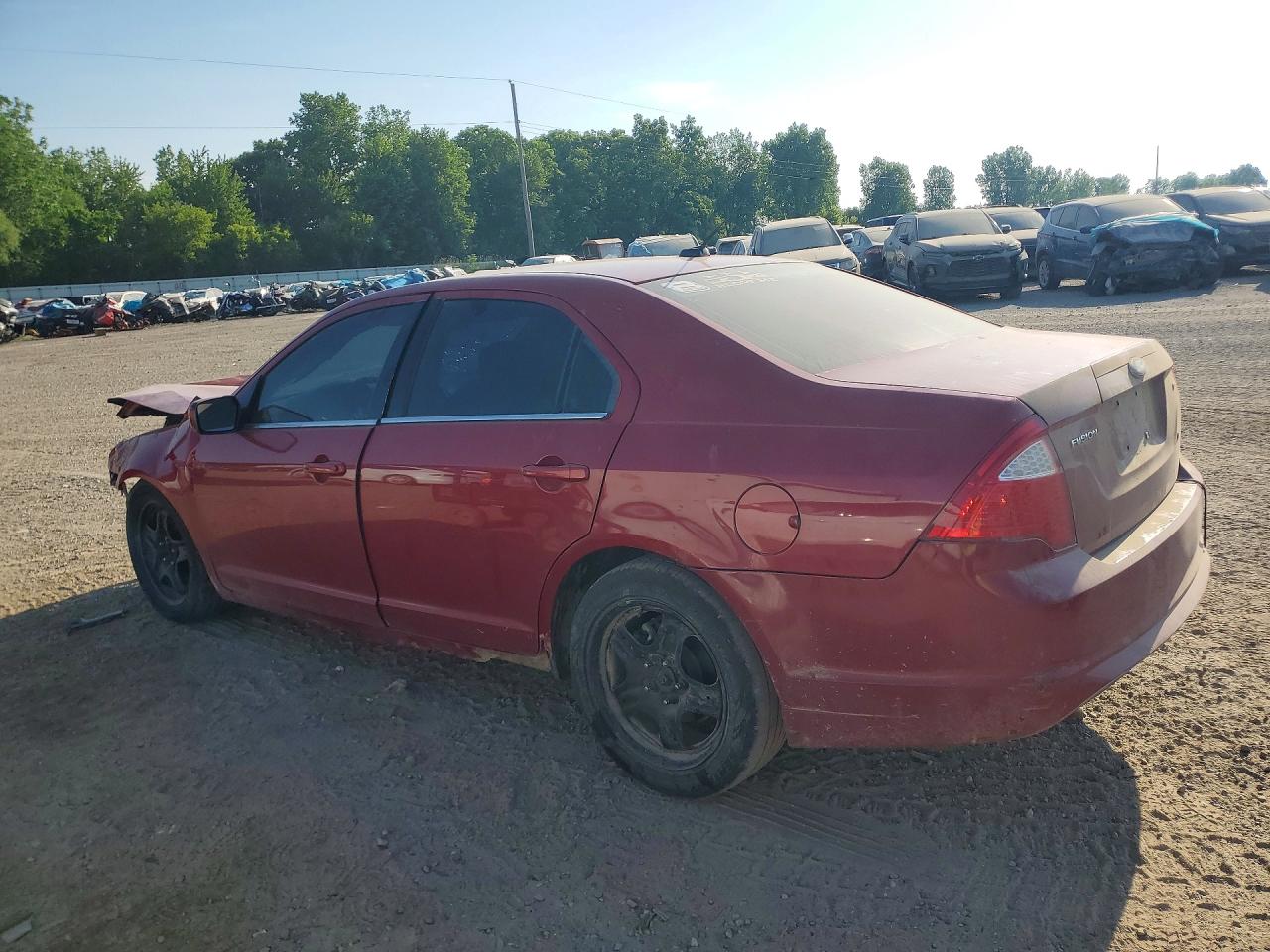 2010 Ford Fusion Se Бордовый vin: 3FAHP0HA1AR177501