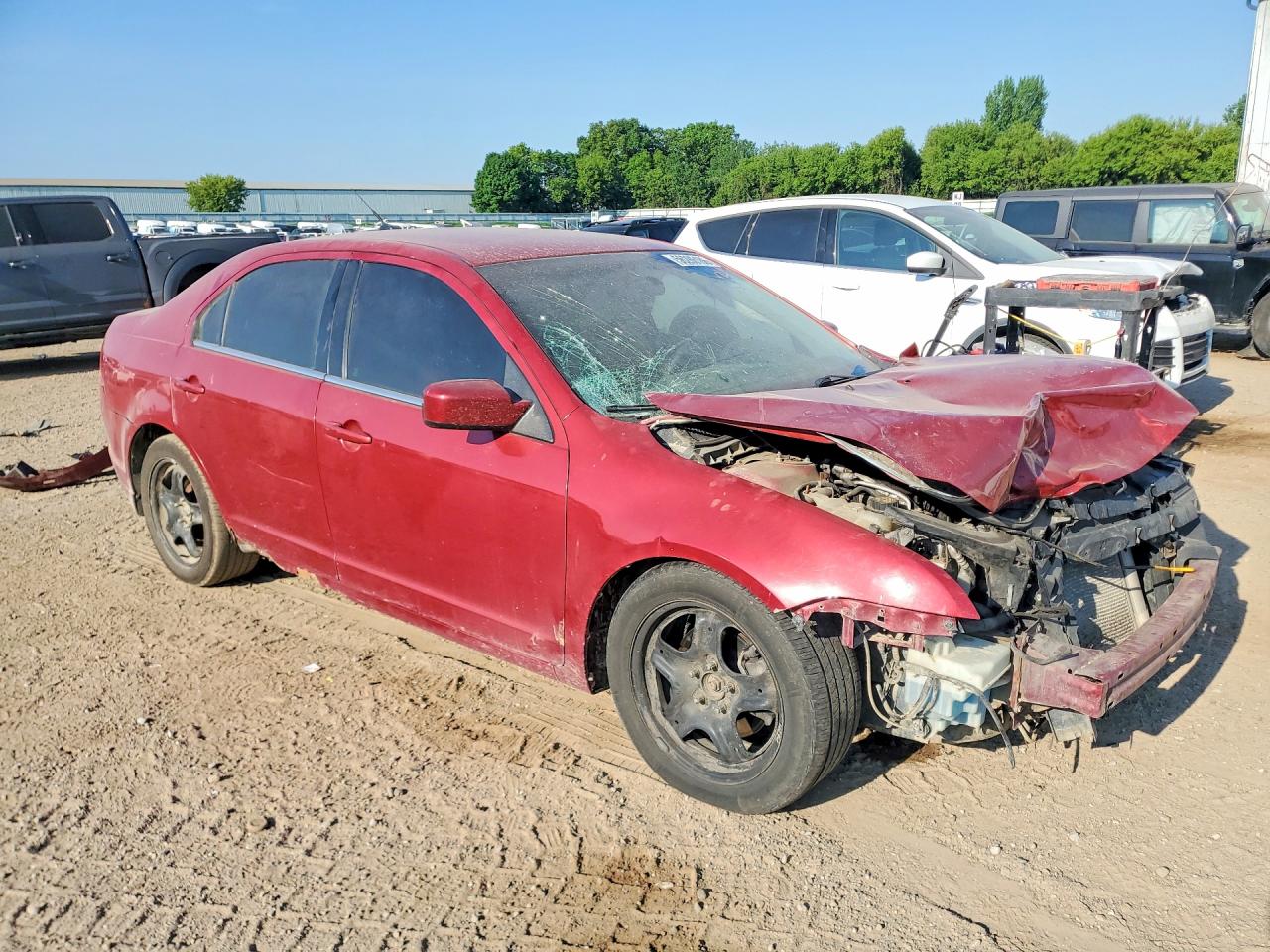 2010 Ford Fusion Se Бордовый vin: 3FAHP0HA1AR177501