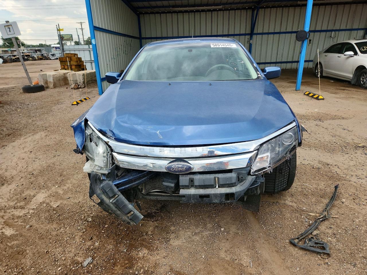 2010 Ford Fusion Se Blue vin: 3FAHP0HA1AR257753