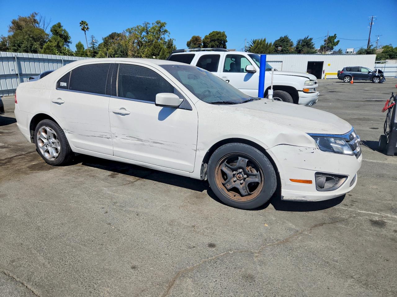 2010 Ford Fusion Se Белый vin: 3FAHP0HA1AR301427