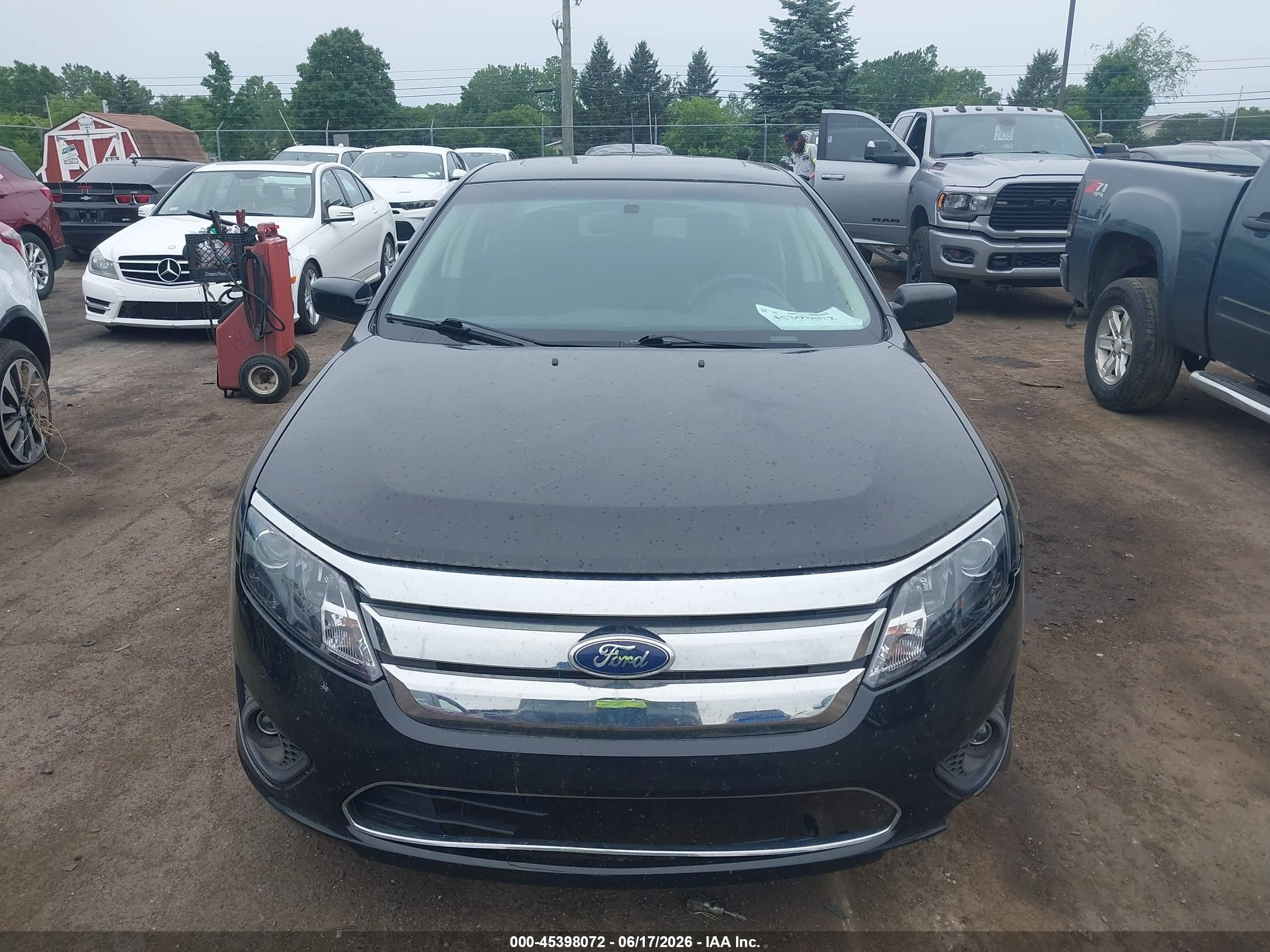2010 Ford Fusion Se Black vin: 3FAHP0HA1AR322598