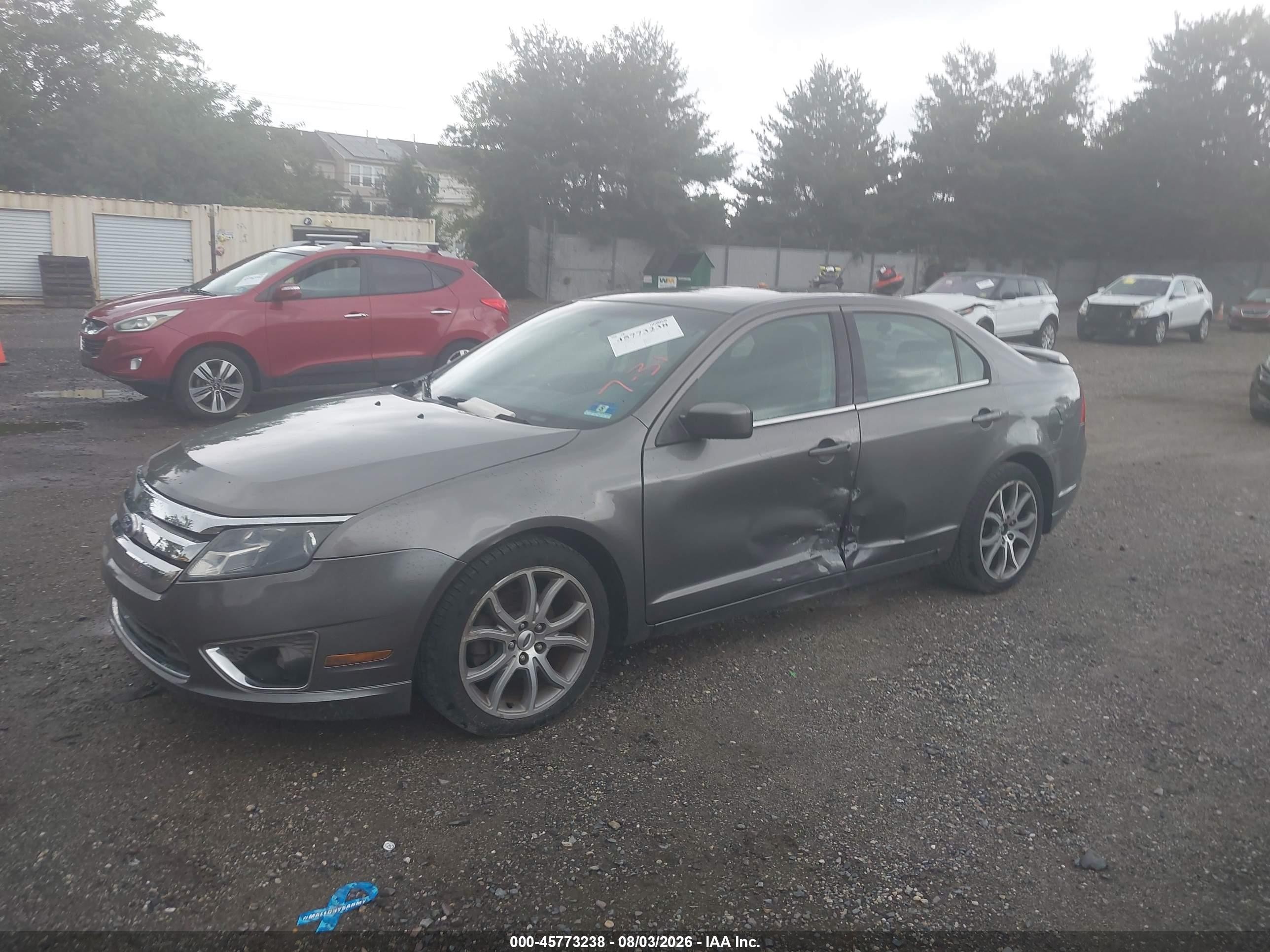 2010 Ford Fusion Se Серый vin: 3FAHP0HA1AR370294