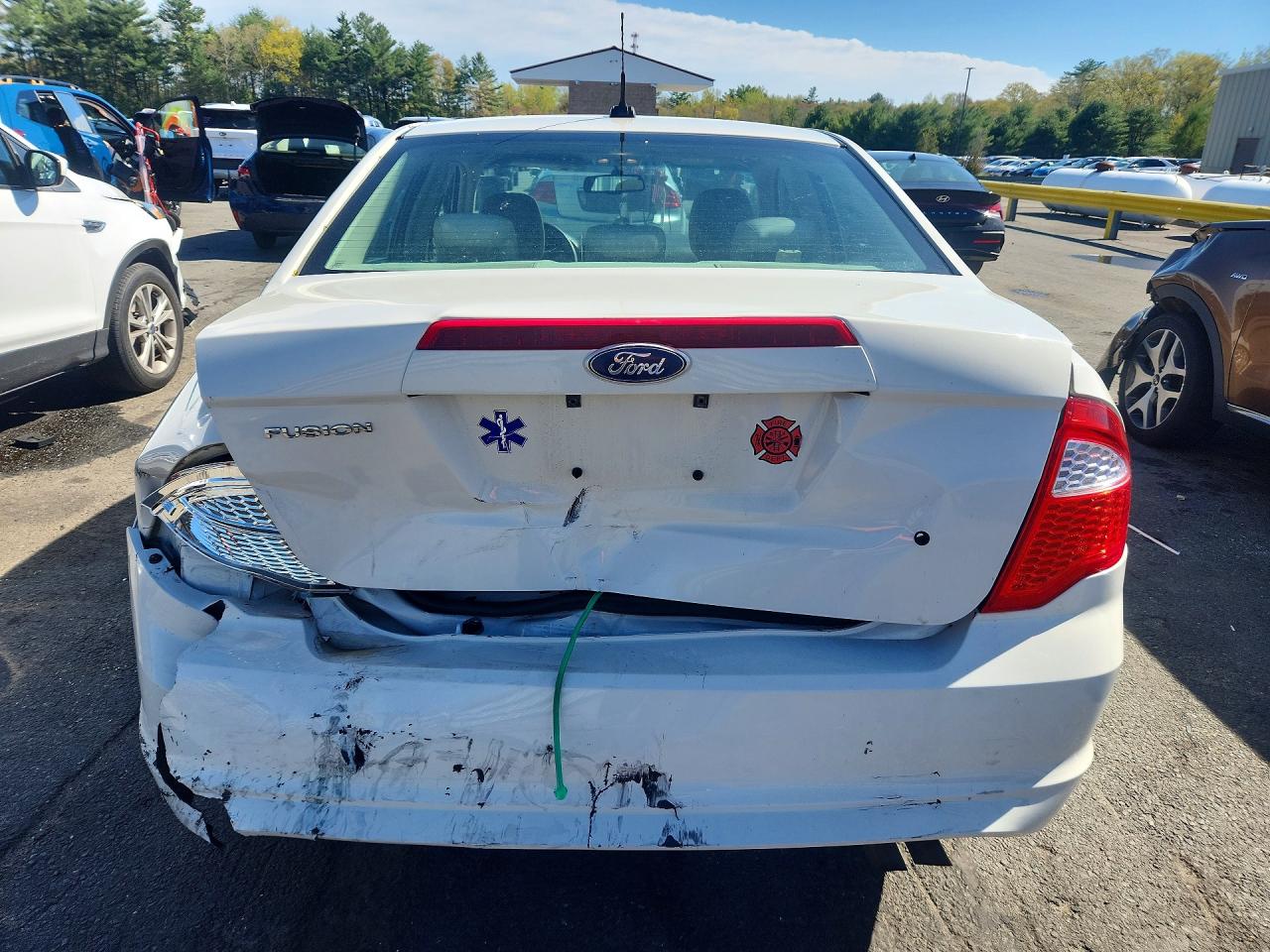 2010 Ford Fusion Se White vin: 3FAHP0HA1AR407831