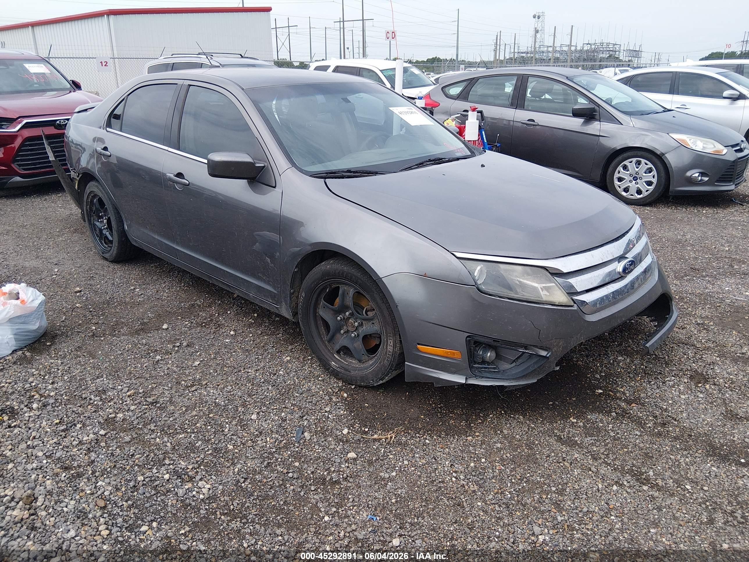 2010 Ford Fusion Se Gray vin: 3FAHP0HA1AR408672