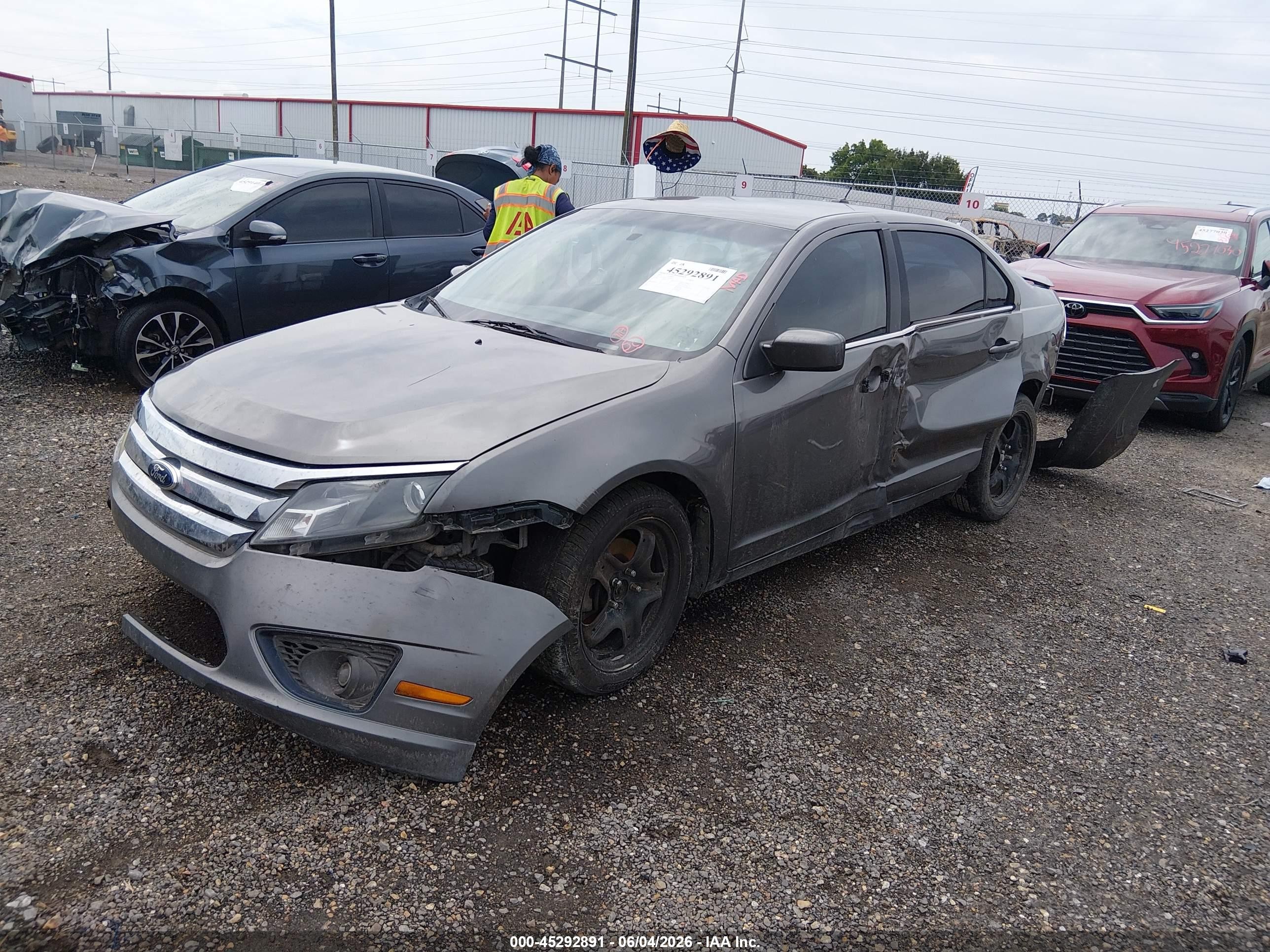 2010 Ford Fusion Se Gray vin: 3FAHP0HA1AR408672