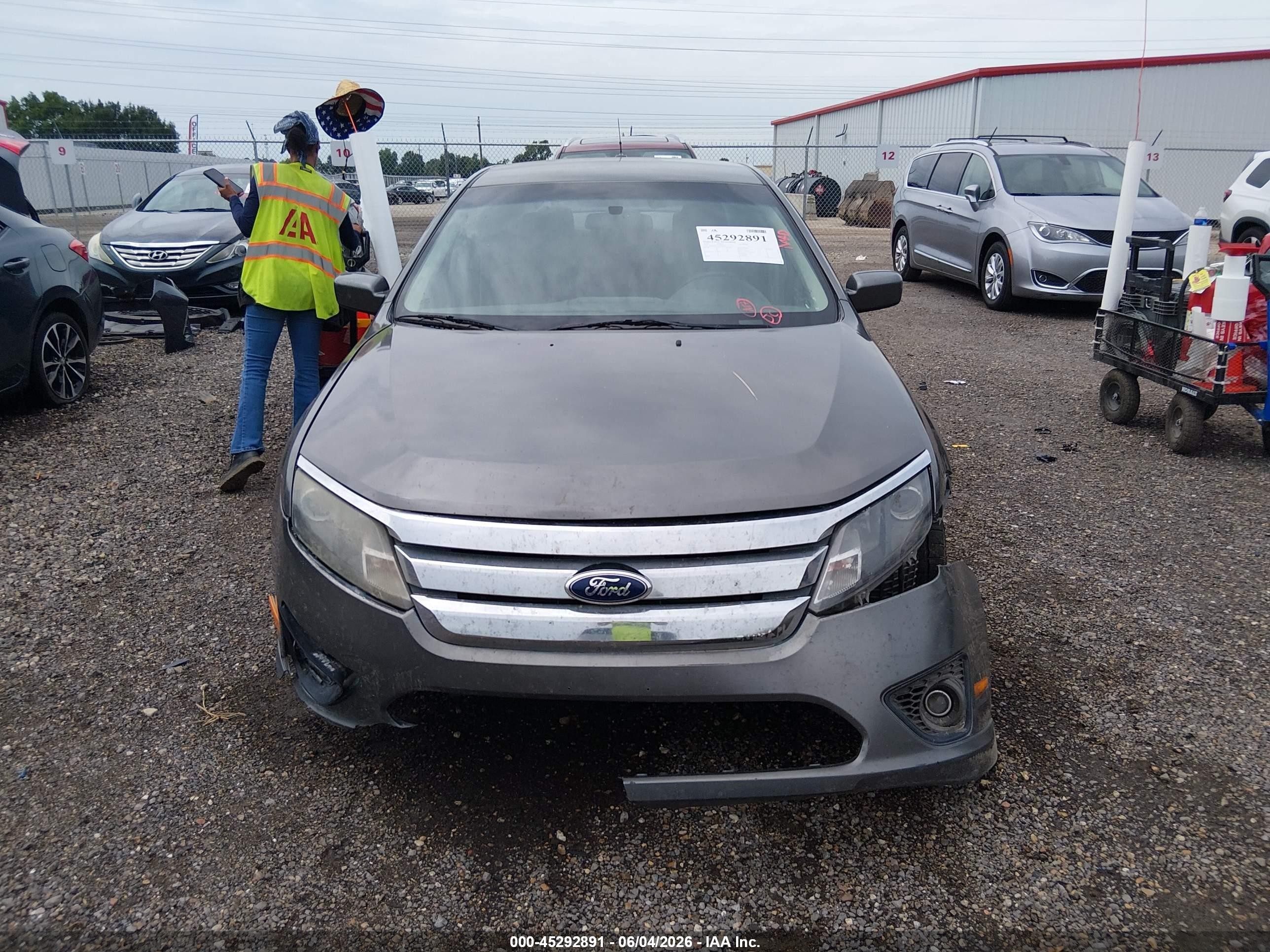 2010 Ford Fusion Se Gray vin: 3FAHP0HA1AR408672