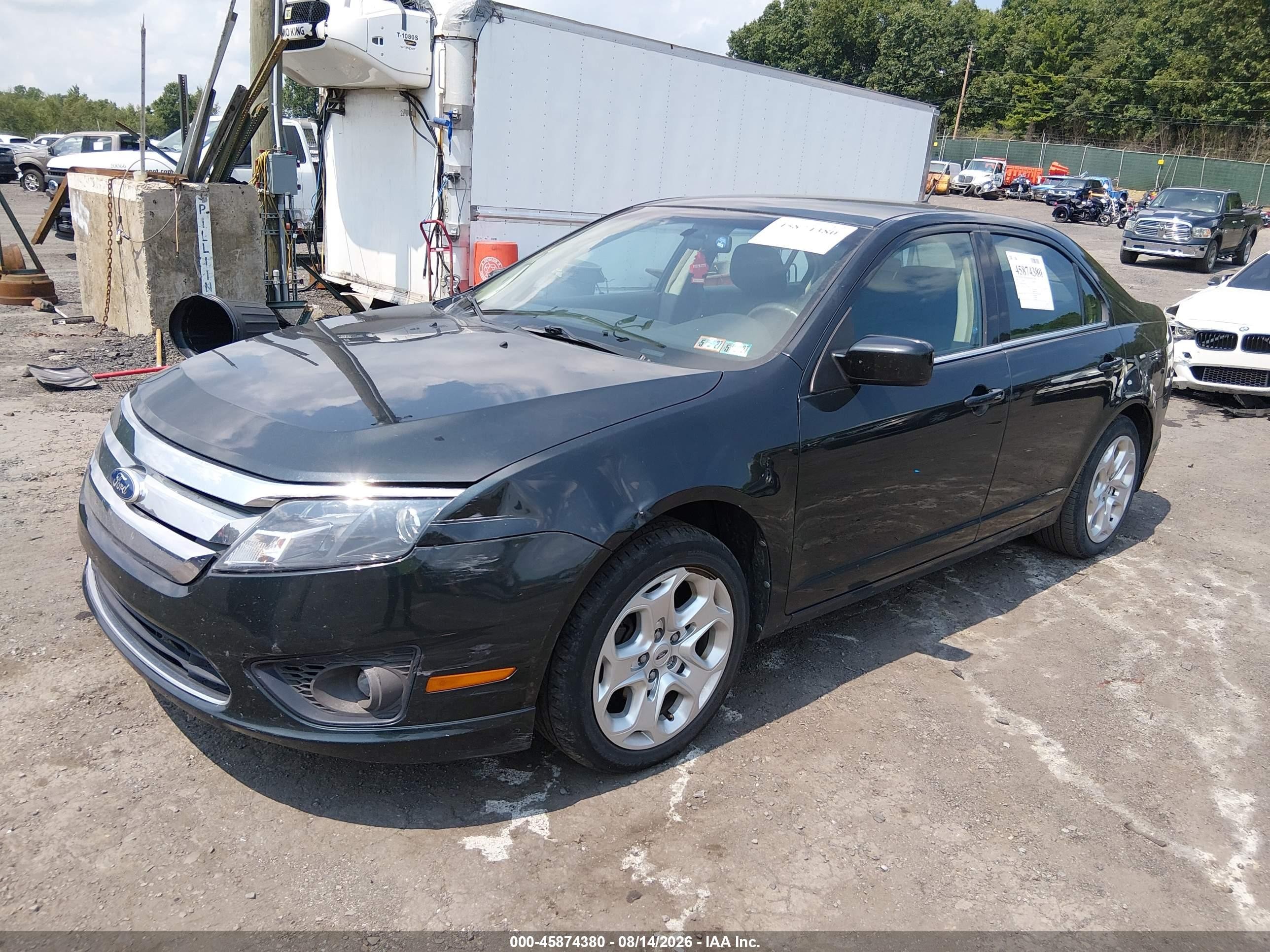 2010 Ford Fusion Se Black vin: 3FAHP0HA1AR418389
