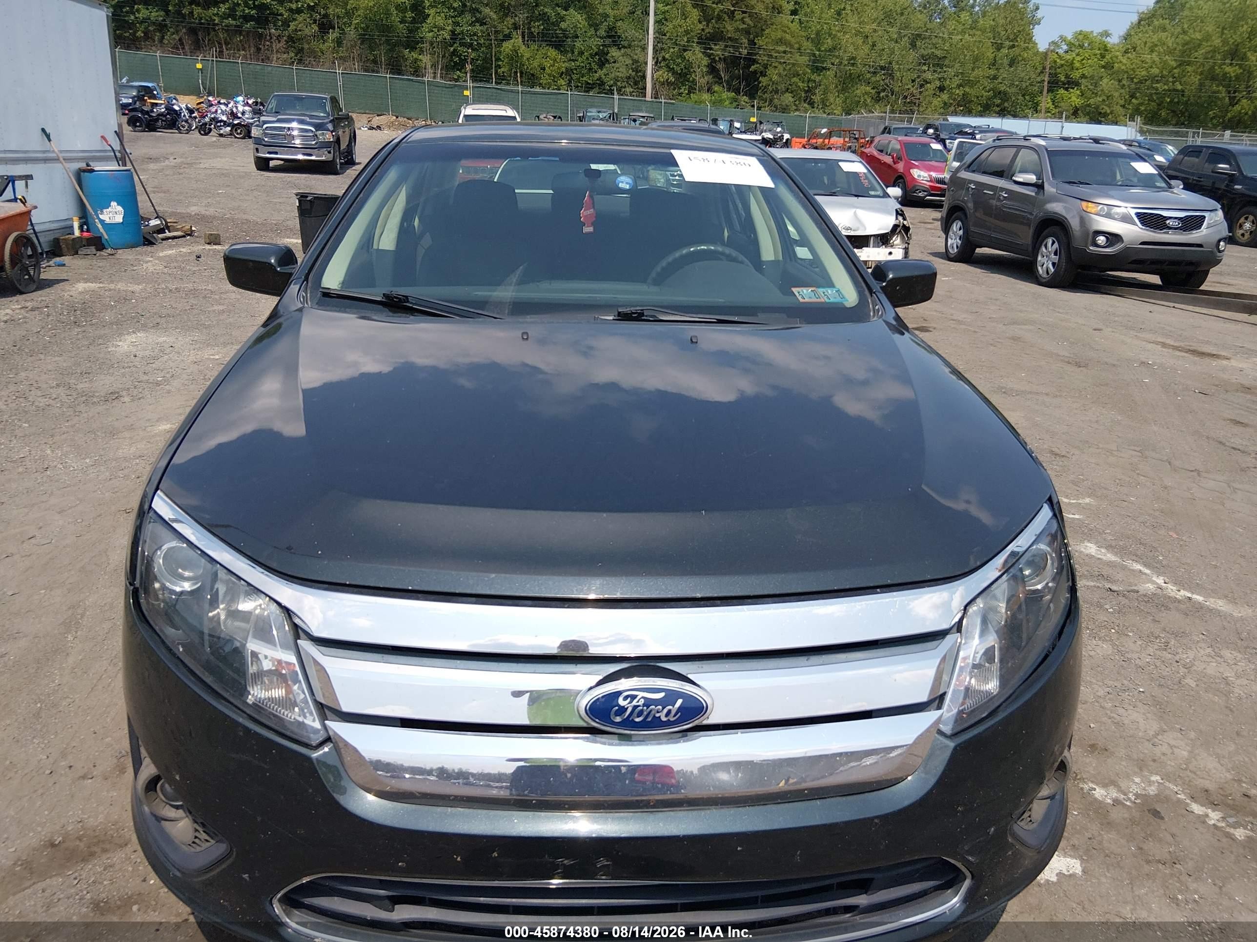 2010 Ford Fusion Se Black vin: 3FAHP0HA1AR418389