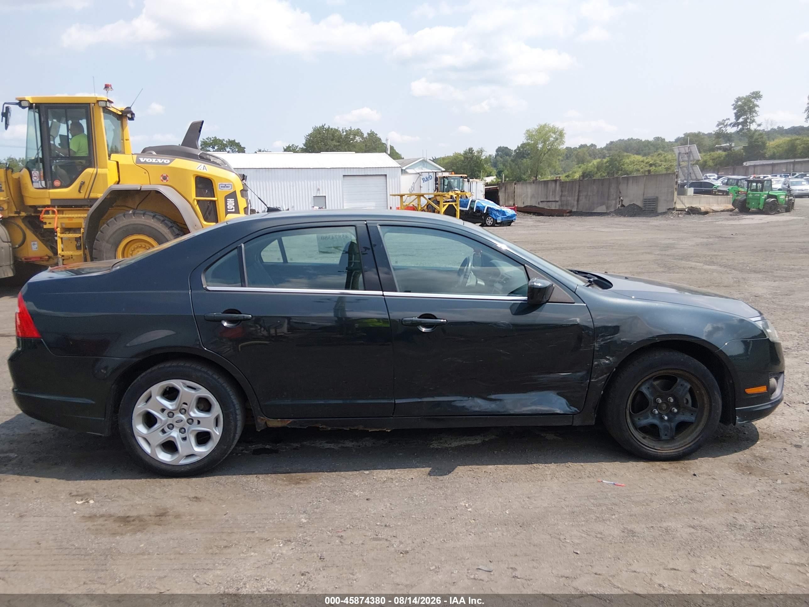 2010 Ford Fusion Se Black vin: 3FAHP0HA1AR418389