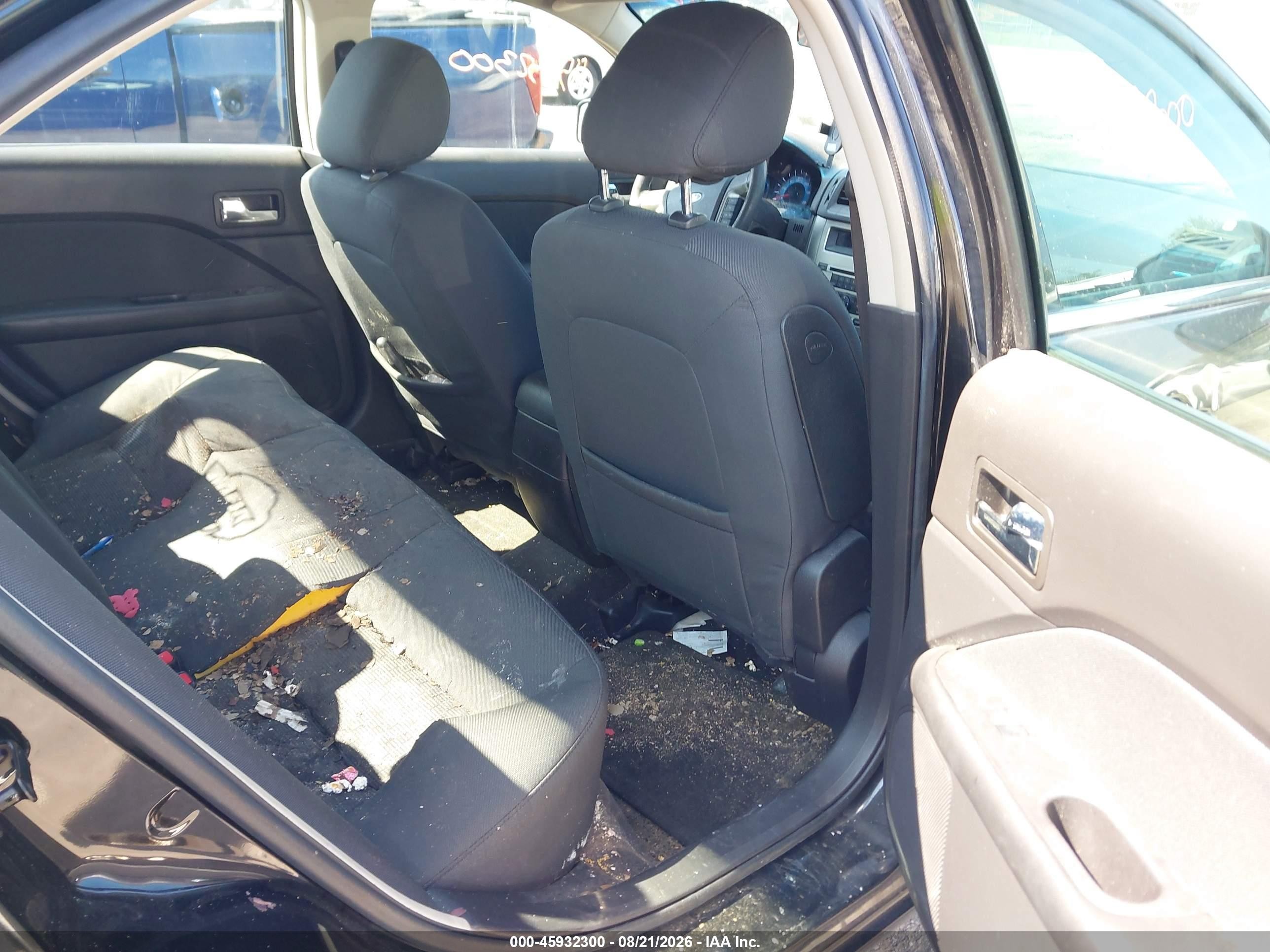 2010 Ford Fusion Se Black vin: 3FAHP0HA1AR420188
