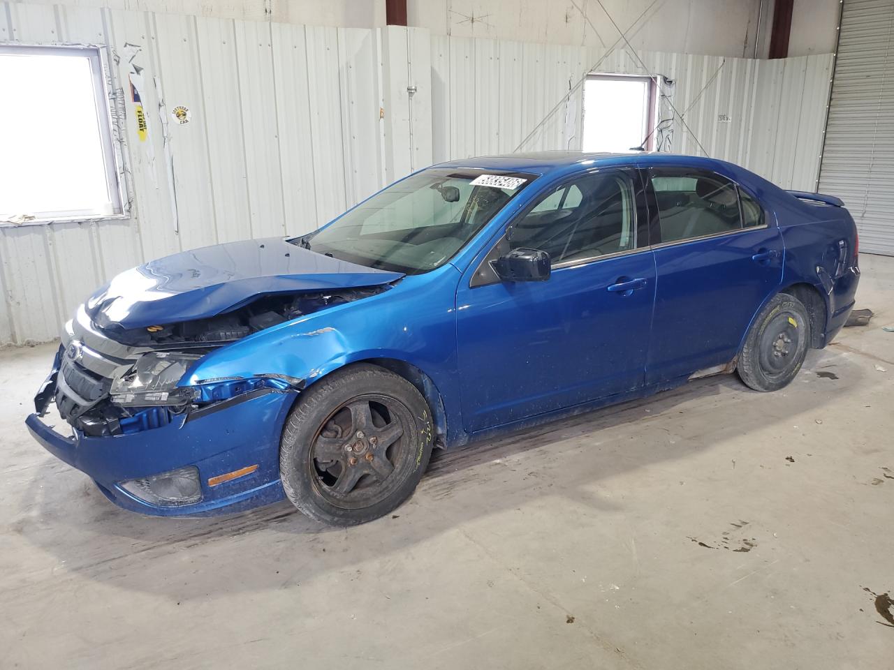 2011 Ford Fusion Se Blue vin: 3FAHP0HA1BR106428 Damage: Left Front Fender, Dent(S) W/ Paint Dmg, > 12 Inches