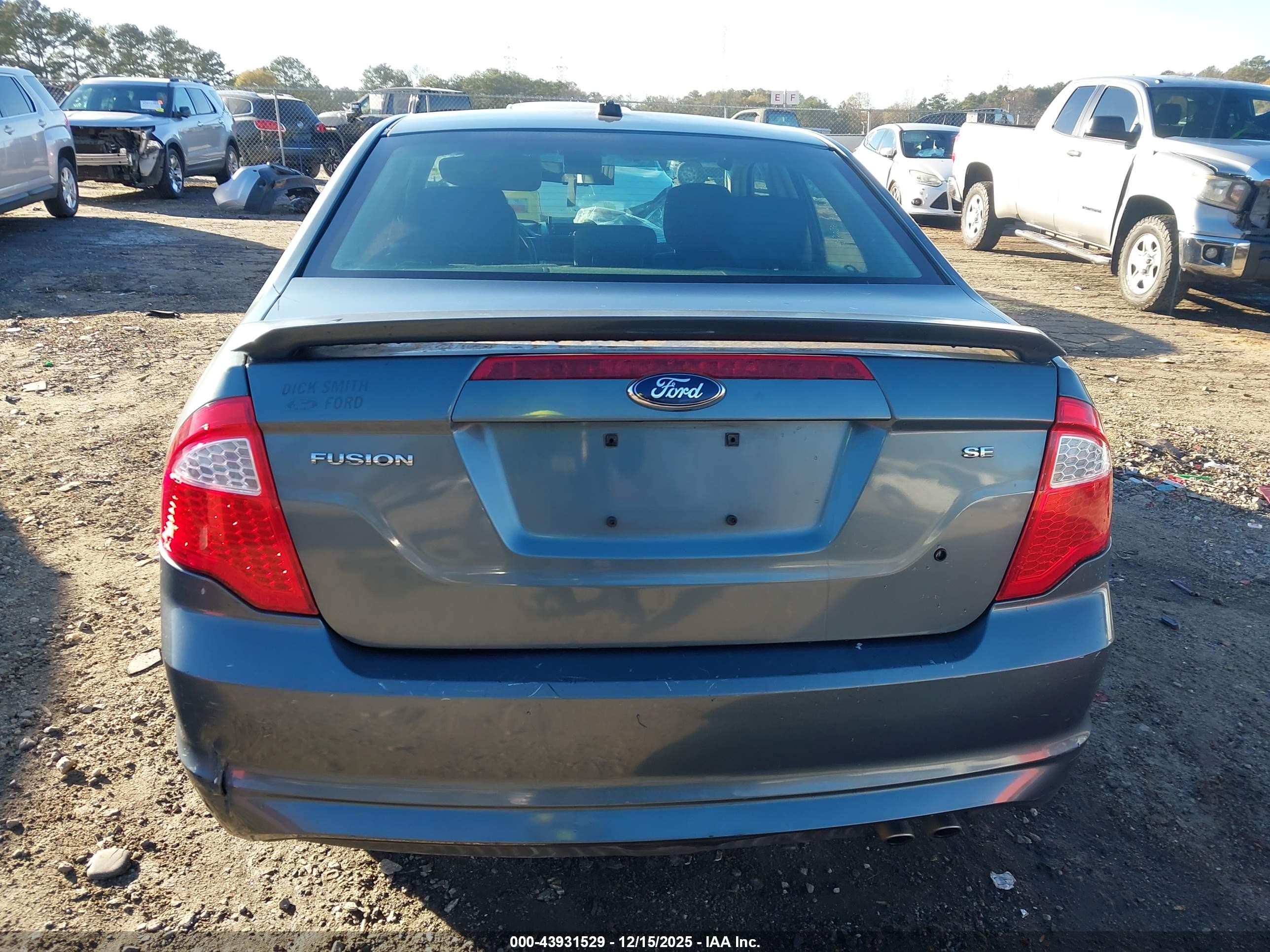 2011 Ford Fusion Se Бирюзовый vin: 3FAHP0HA1BR119261
