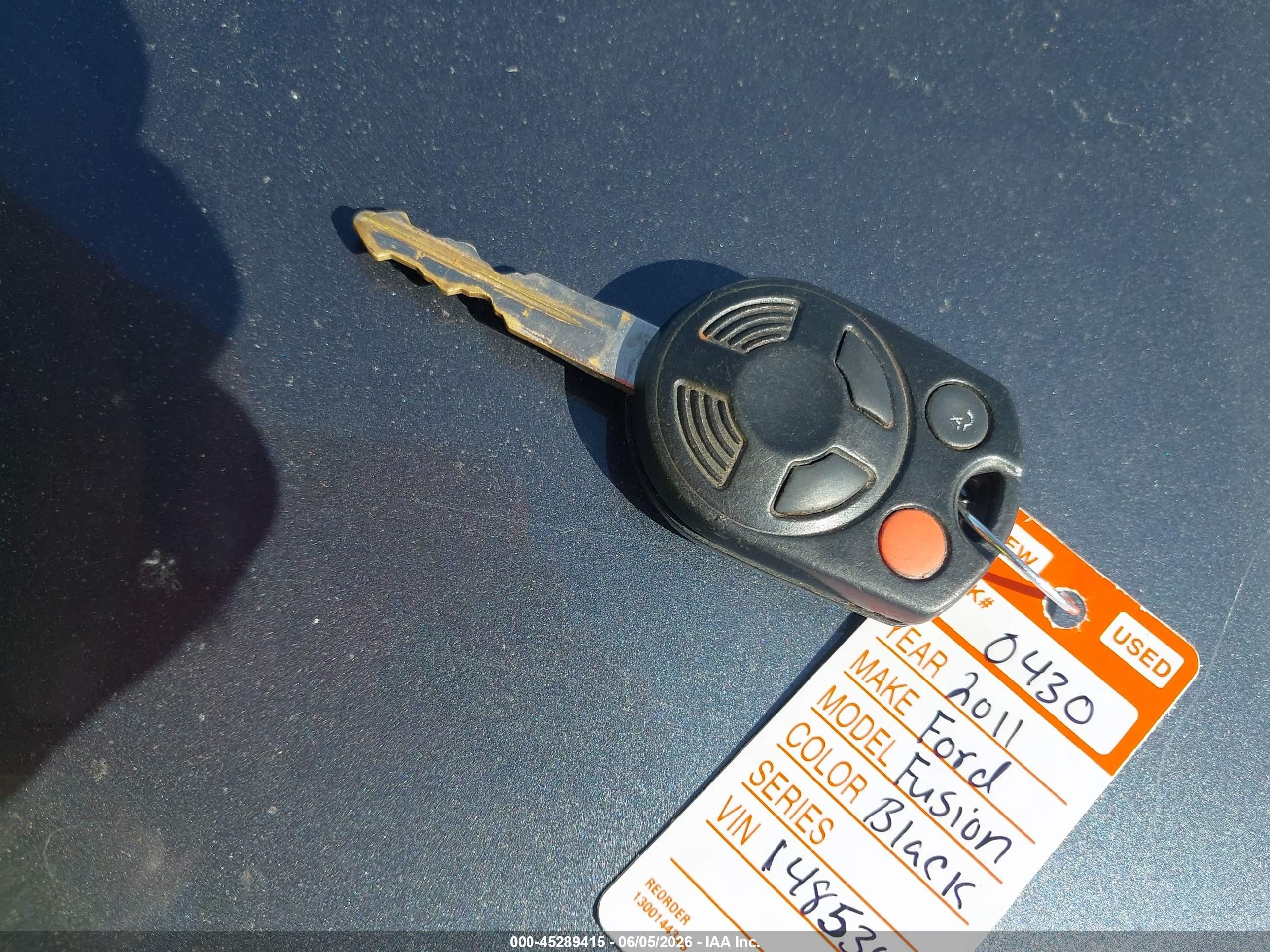 2011 Ford Fusion Se Black vin: 3FAHP0HA1BR148534